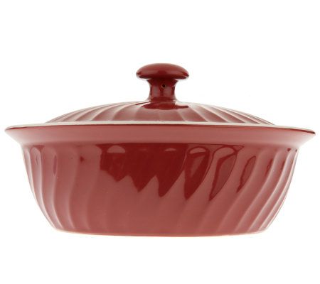 Product Review: Paula Deen 10 Stoneware Round Covered Casserole Dish -  Suzie The Foodie