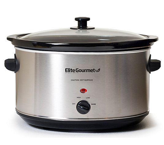 Elite Platinum 8.5-qt Stainless Steel Slow Cooker