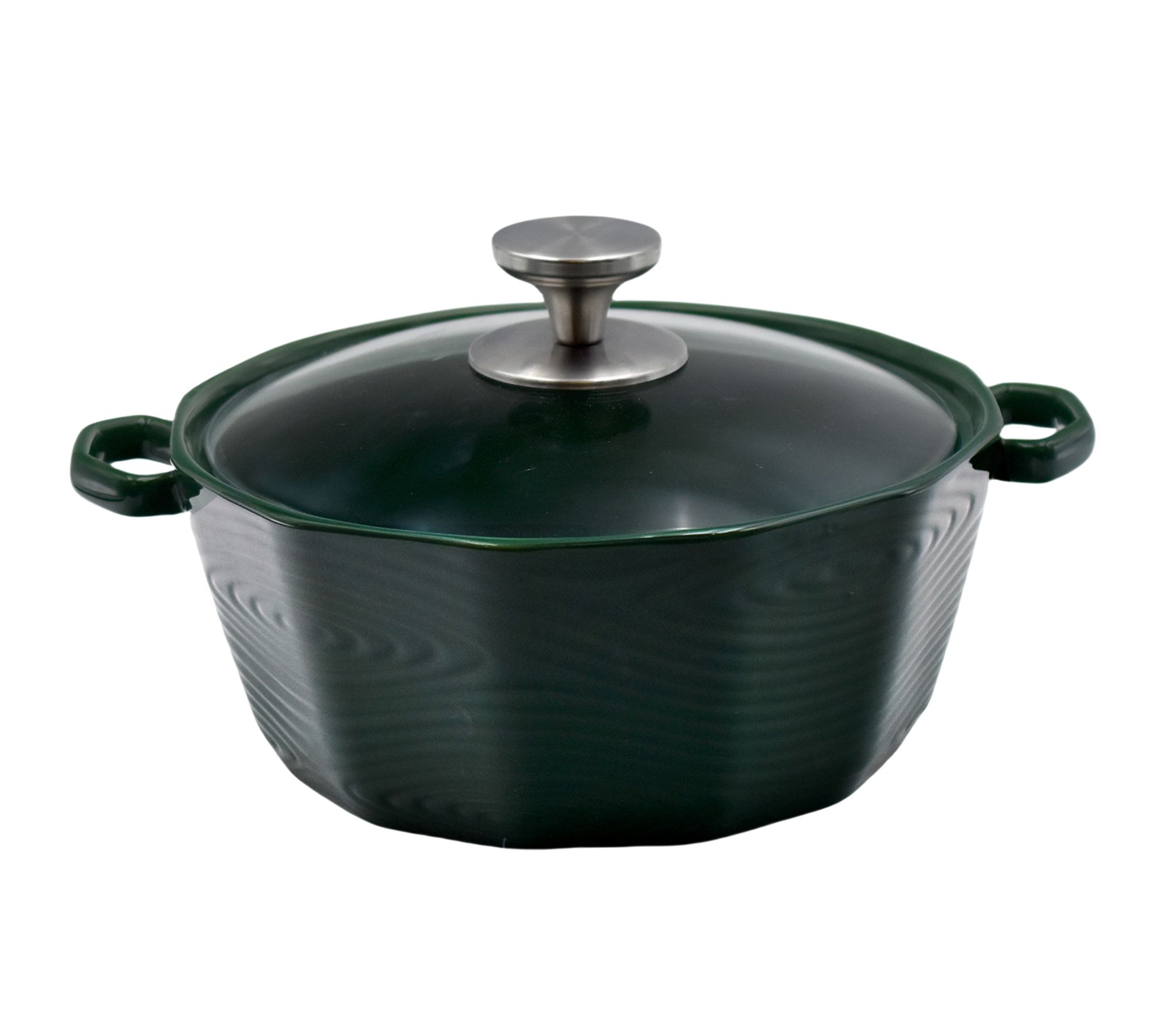 "As Is" Temp-tations Woodland 3-Qt Baker with Glass Lid