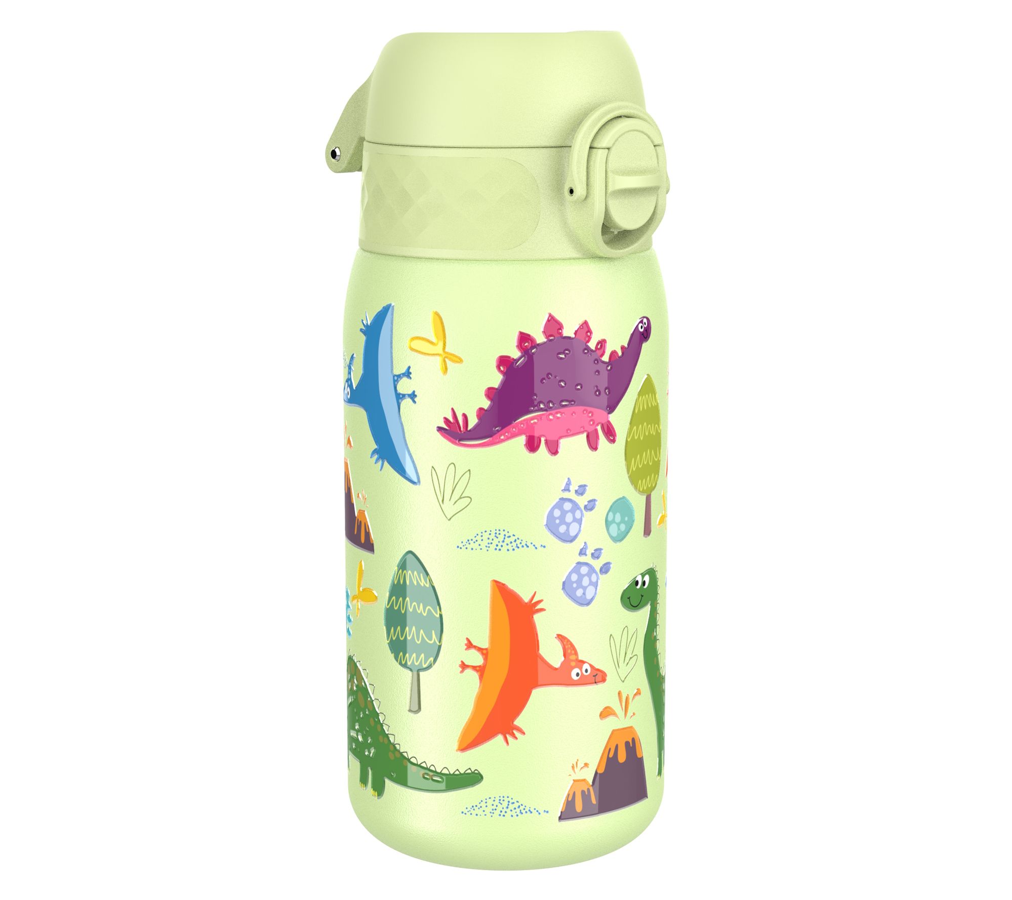 Ion8 13oz Single Walled Stainless Steel Water Bottle -Flip Top