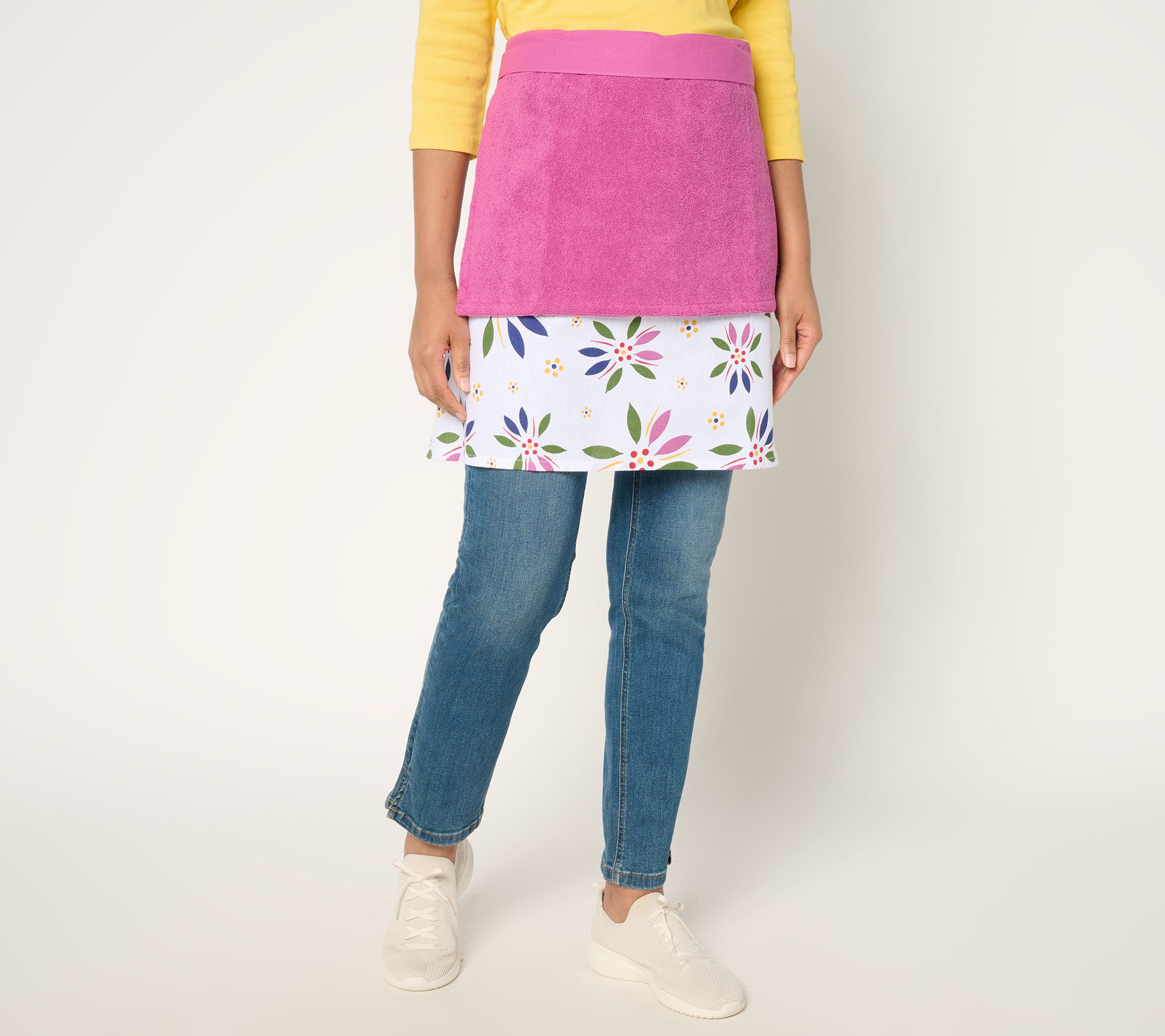 "As Is" Temp-tations Apron Skirt with Towels