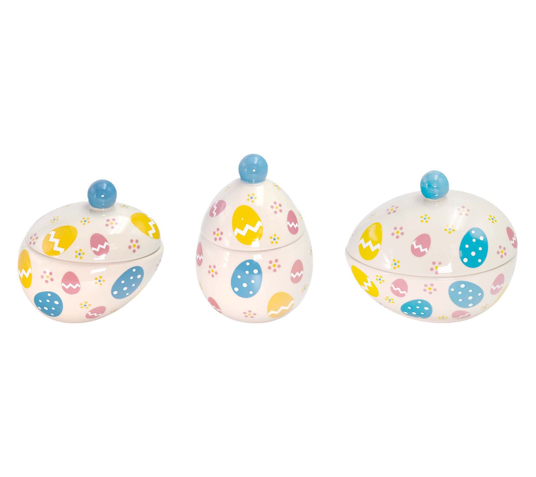 "As Is" Temp-tations Set/3 Egg Shape Lidded Ramekins