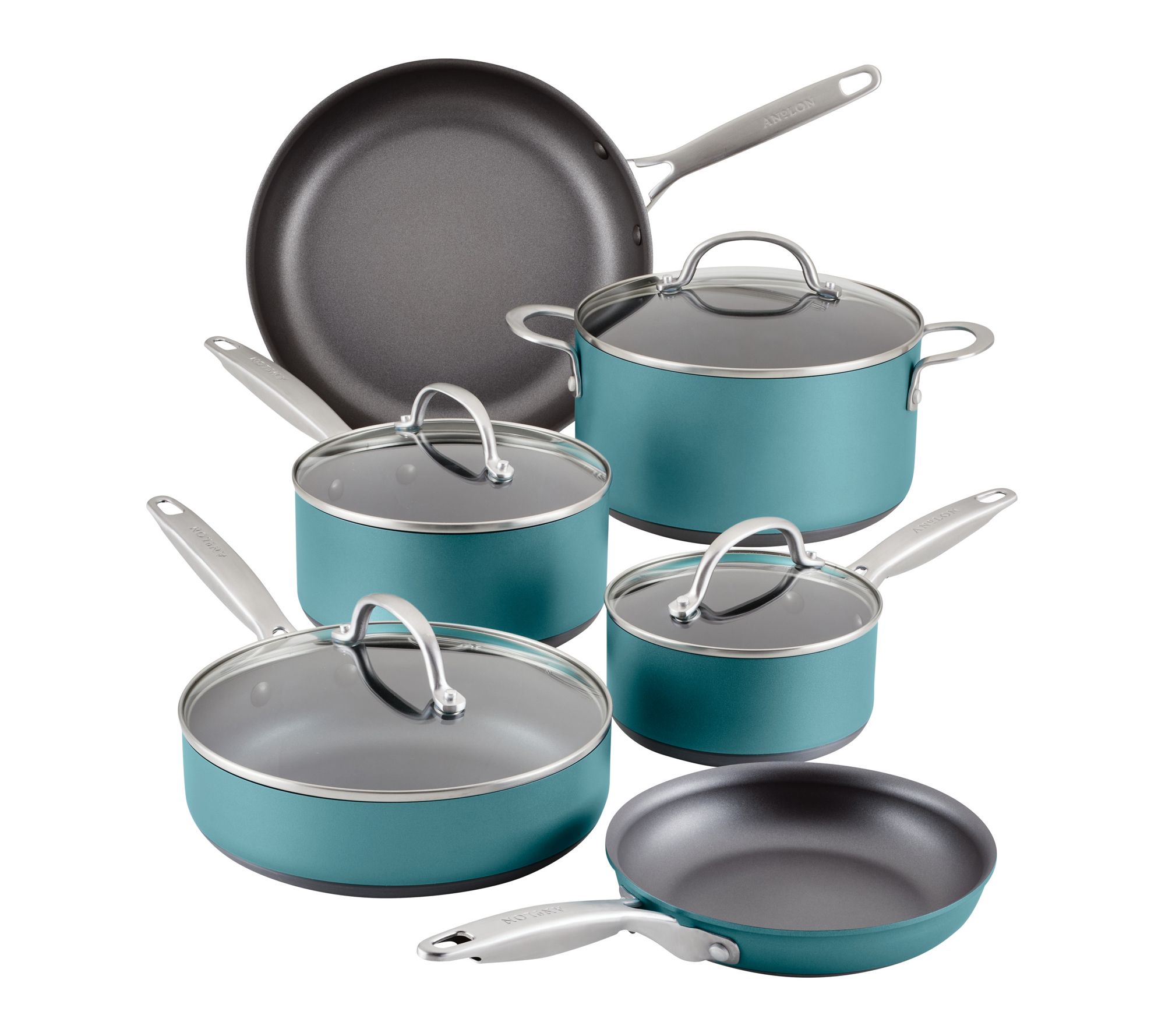 Anolon Achieve Hard Anodized Nonstick CookwareSet, 10-Piece