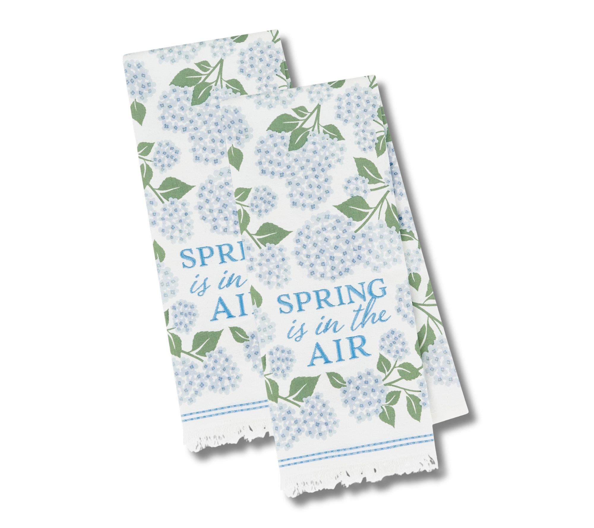 Design Imports Spring Air Embellished Kitchen Towel Set of 2