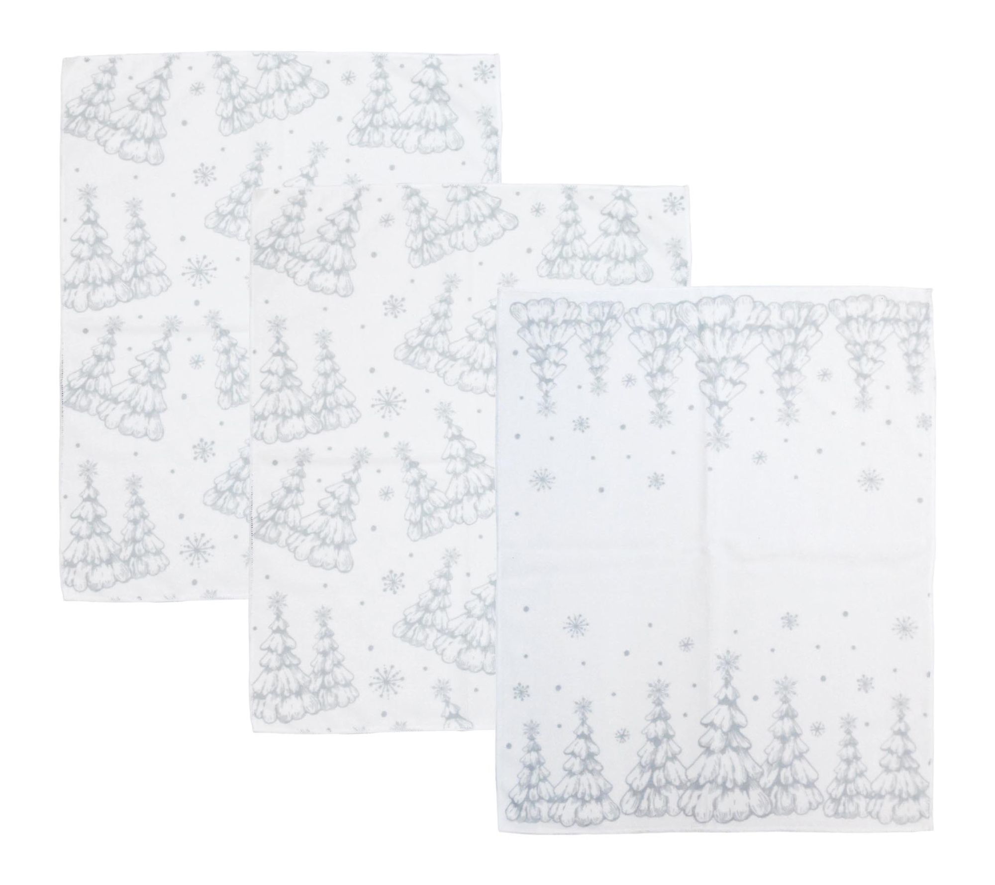  Temp-tations Seasonal Set of 3 XL Printed Kitchen Towels