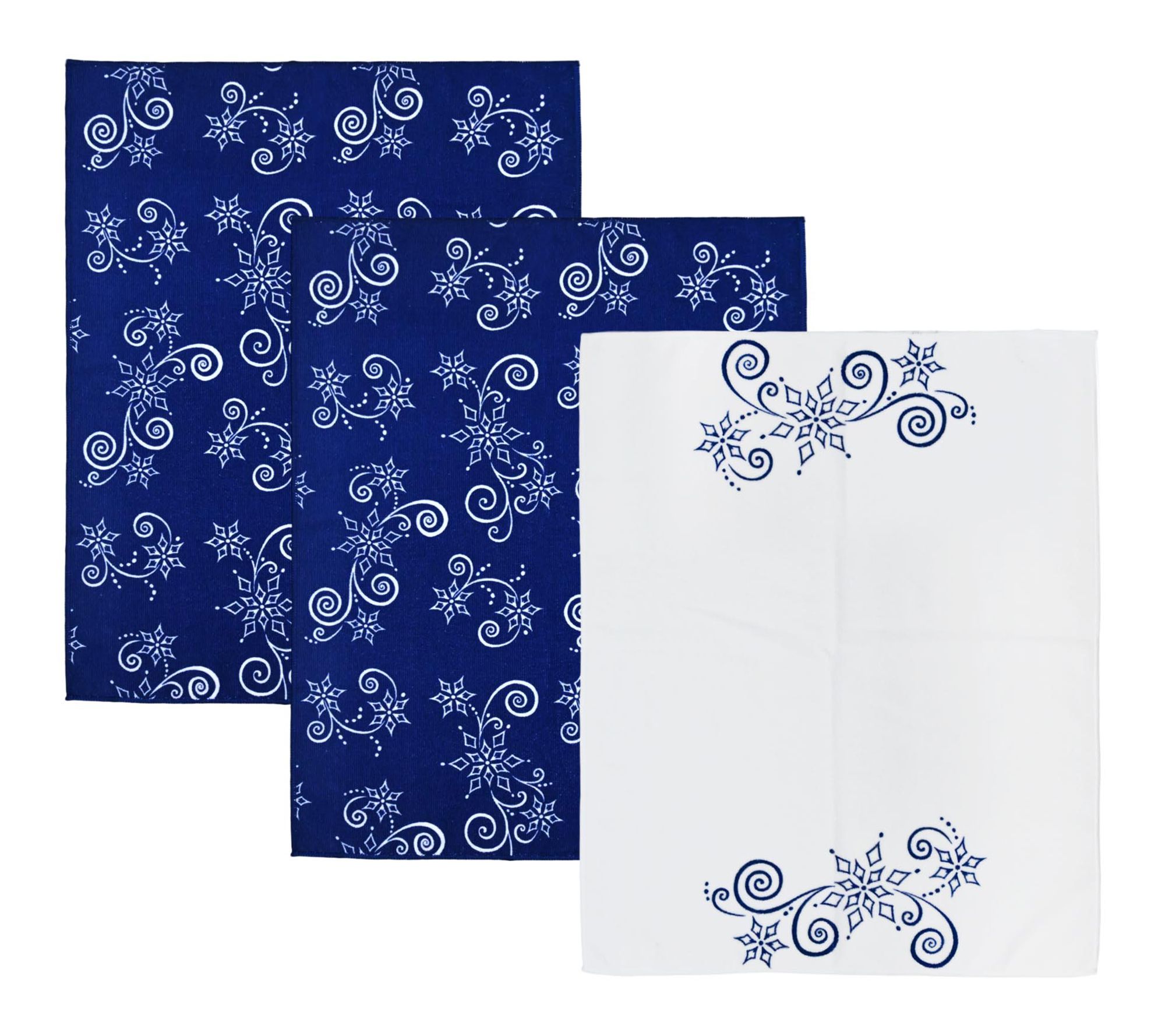 Temp-tations Seasonal Set of 3 XL Printed Kitchen Towels