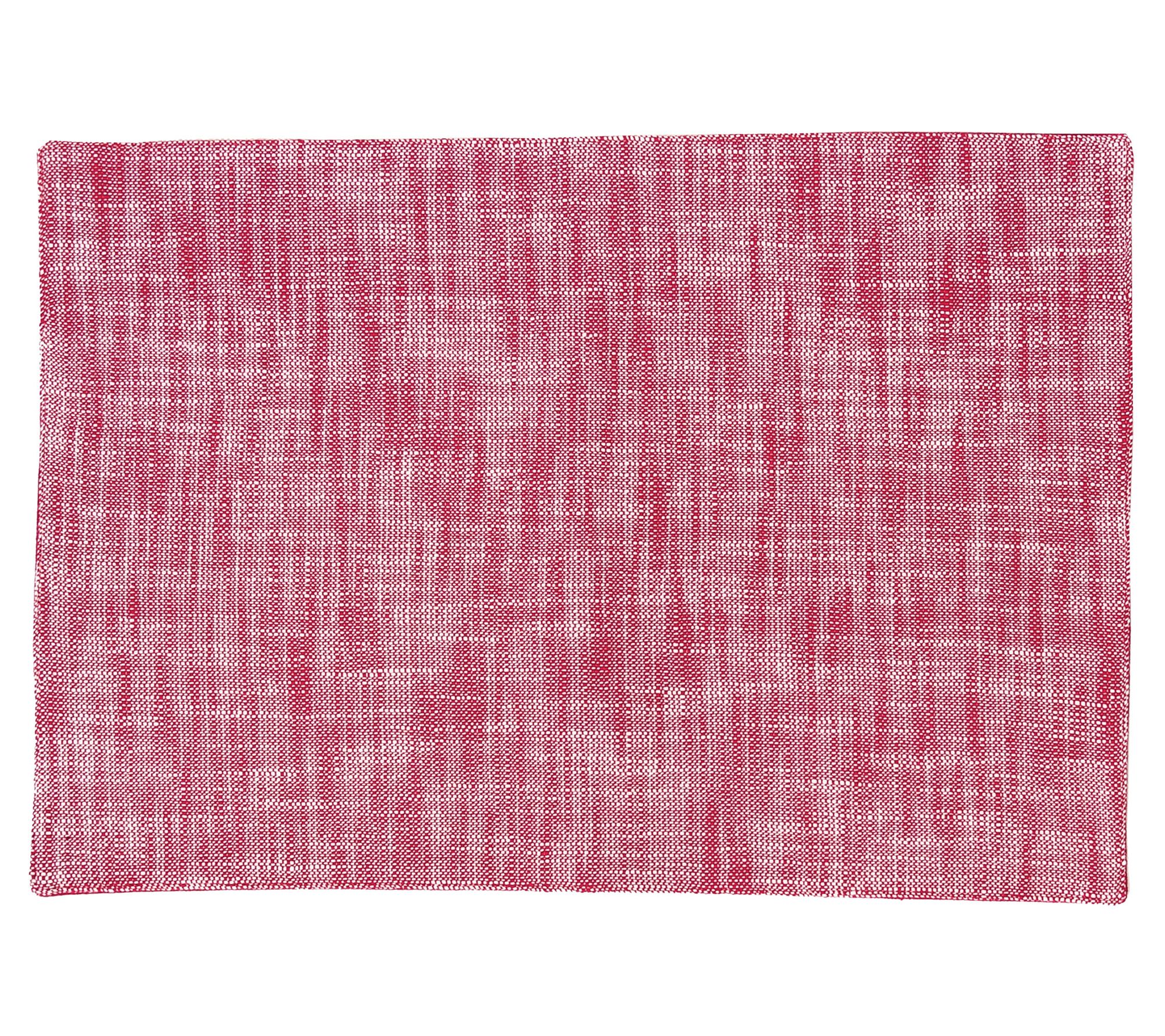 C&F Home Set of 6 Chambray Slub Placemats