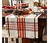 Design Imports 14" x 72" Pumpkin Spice Plaid Table Runner, 5 of 6