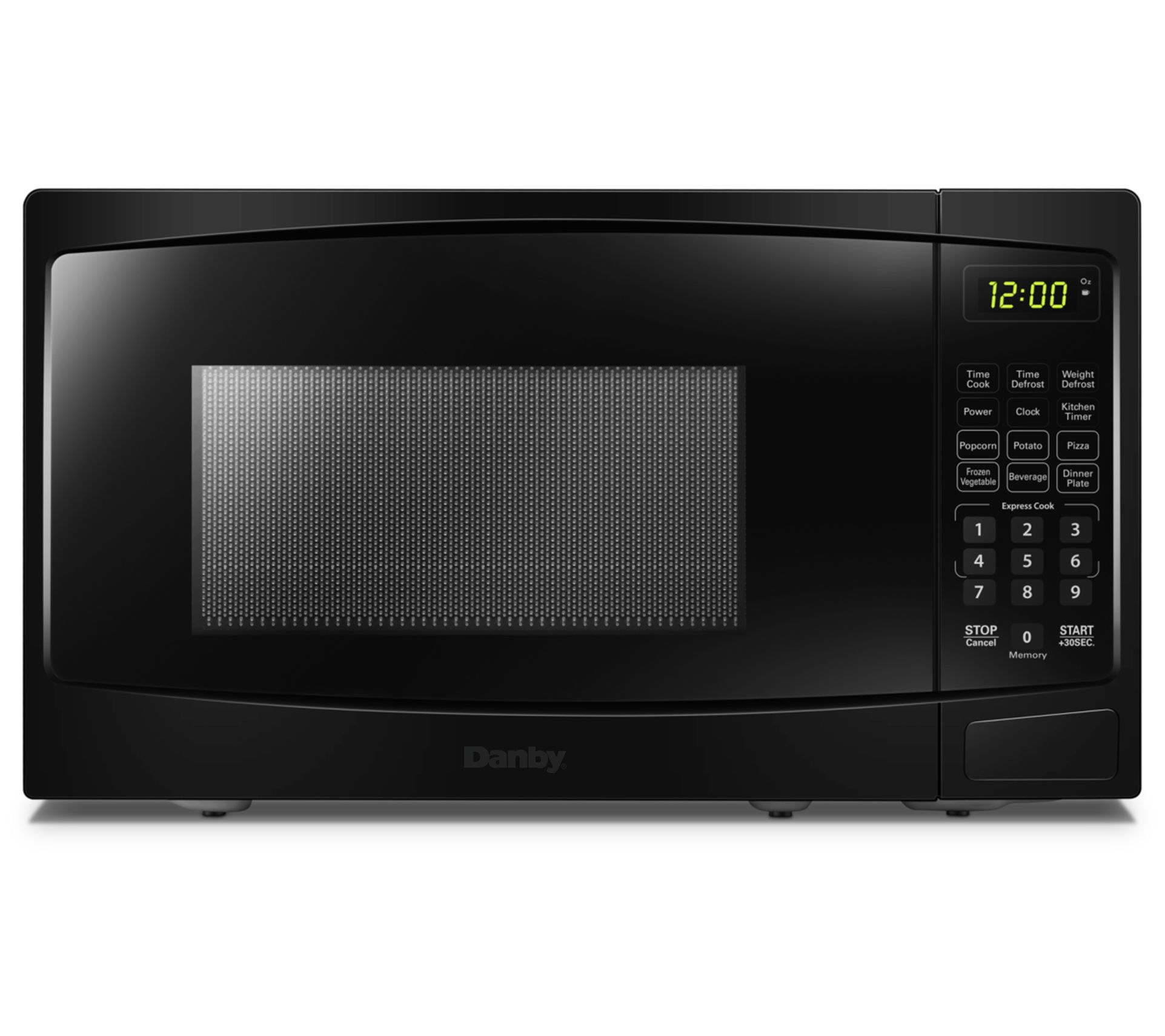  BLACK+DECKER Countertop Microwave Oven 0.9-Cu. Ft. 900-Watt  with Pull Handle, LED Lighting, Child Lock, White : Home & Kitchen