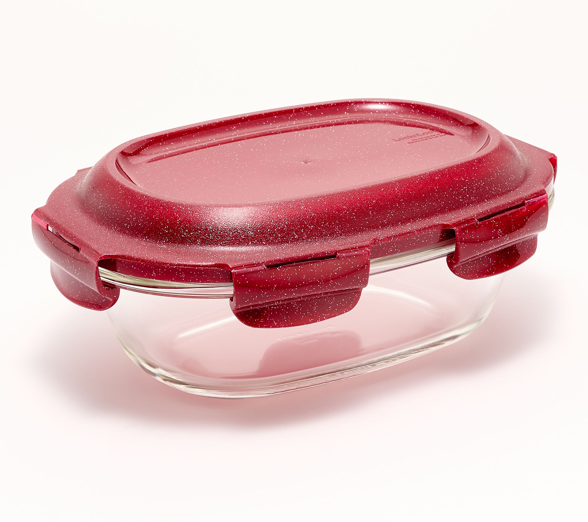 LocknLock 9x 9 Glass Pan with Domed Handled Locking Lid 