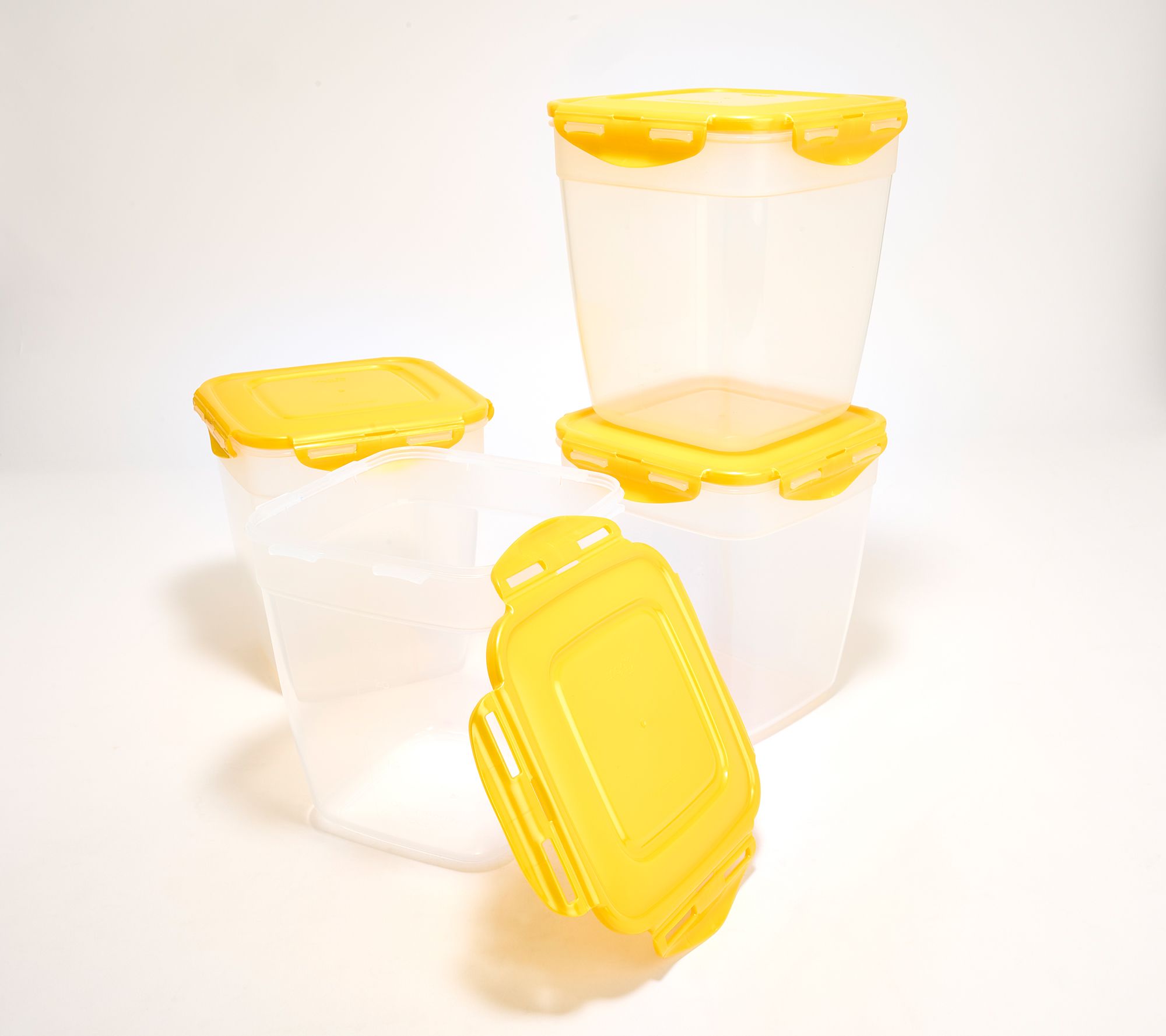 LocknLock Set of 4 XL Tall Square Storage Set