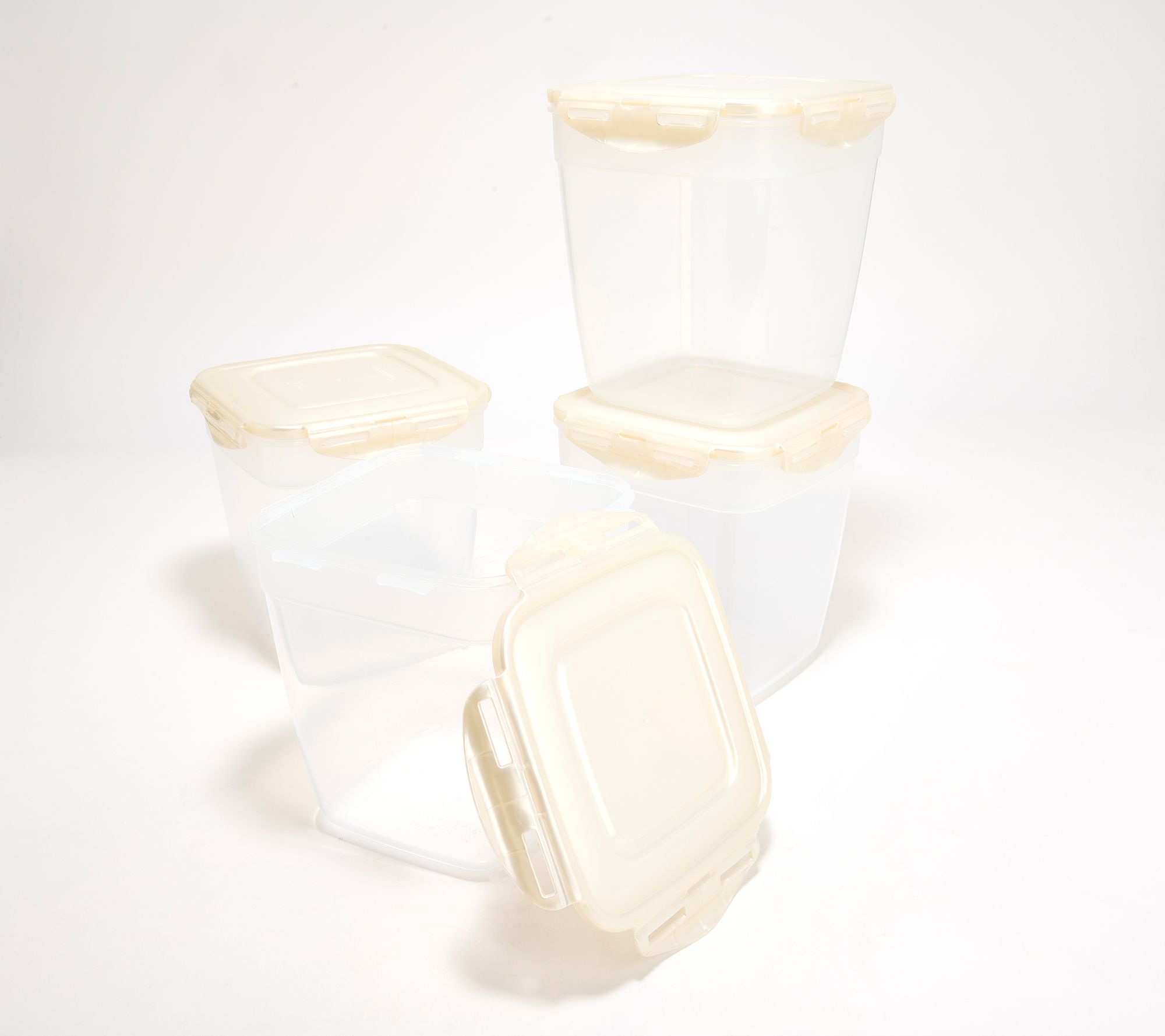 LocknLock Set of 4 XL Tall Square Storage Set