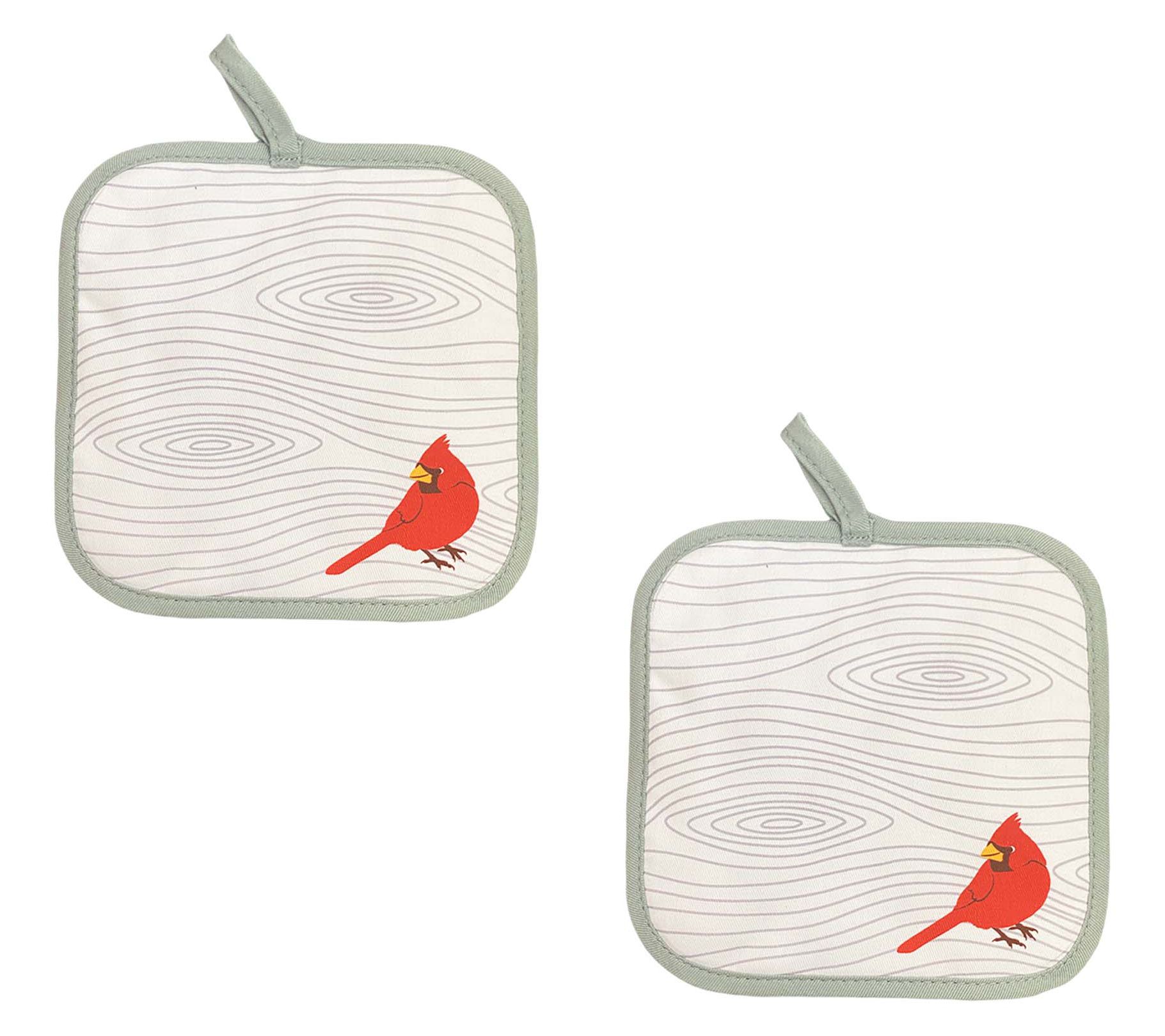 As Is Temp-tations Seasonal Set of (2) 7"x 7" Trivets