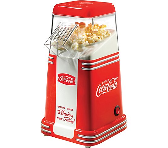 Nostalgia Electrics Coca-Cola 8-Cup Hot Air Popcorn Maker