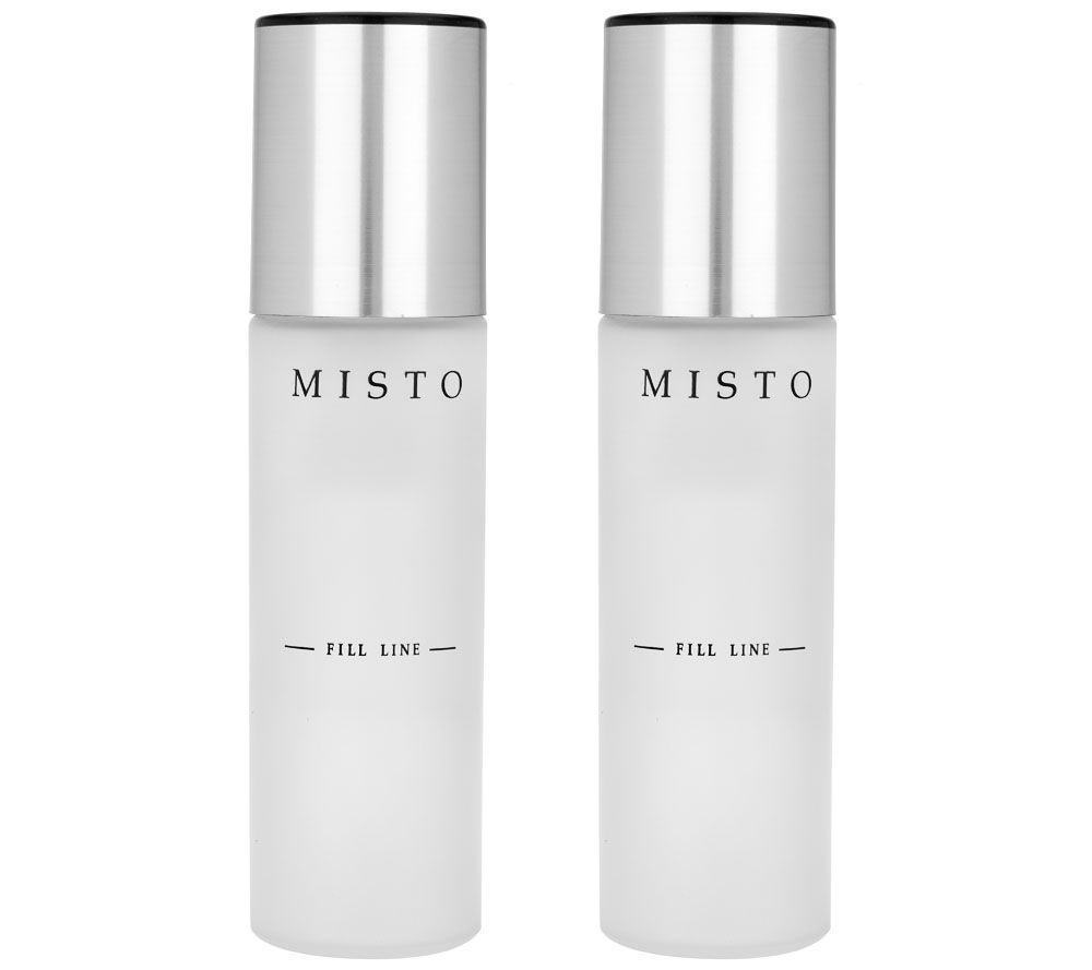 Misto Aluminum and Plastic Bottle Oil Sprayer, Silver 