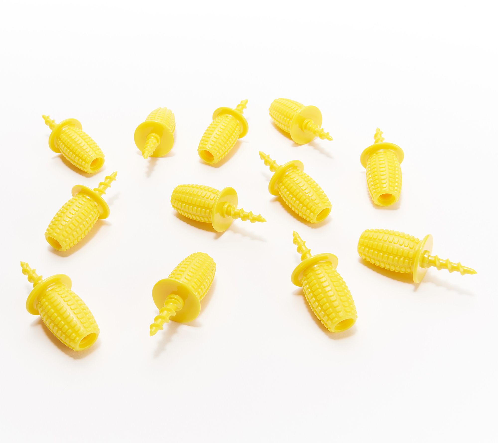 Kuhn Rikon Corn Zipper w/ Silk Remover Brush & 12 Corn Holders