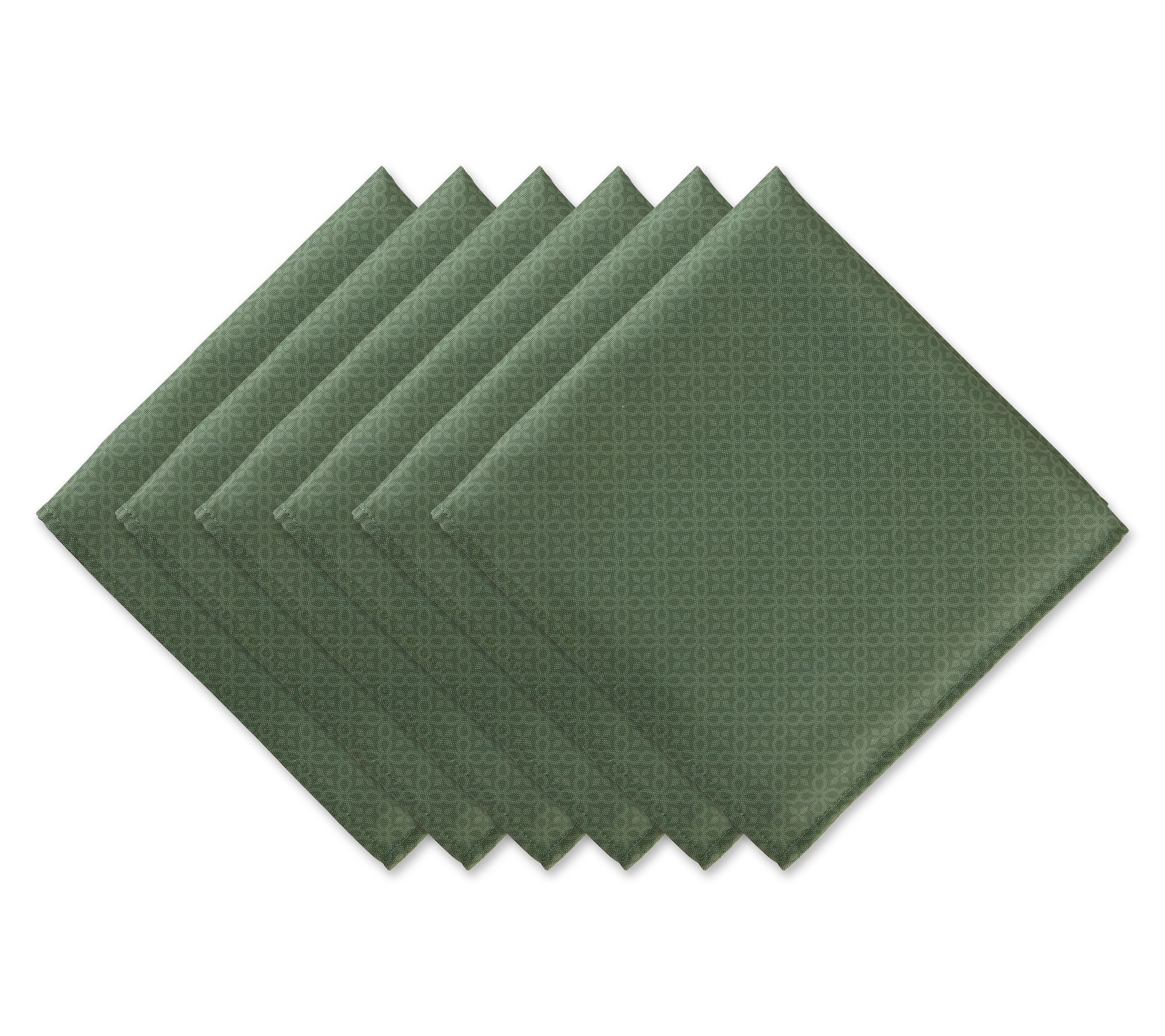  Design Imports Set of 6 Tonal Lattice Outdoor Npkins
