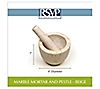 RSVP 2-oz Marble Mortar and Pestle in Beige, 1 of 6