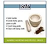 RSVP 2-oz Marble Mortar and Pestle in Beige, 2 of 6