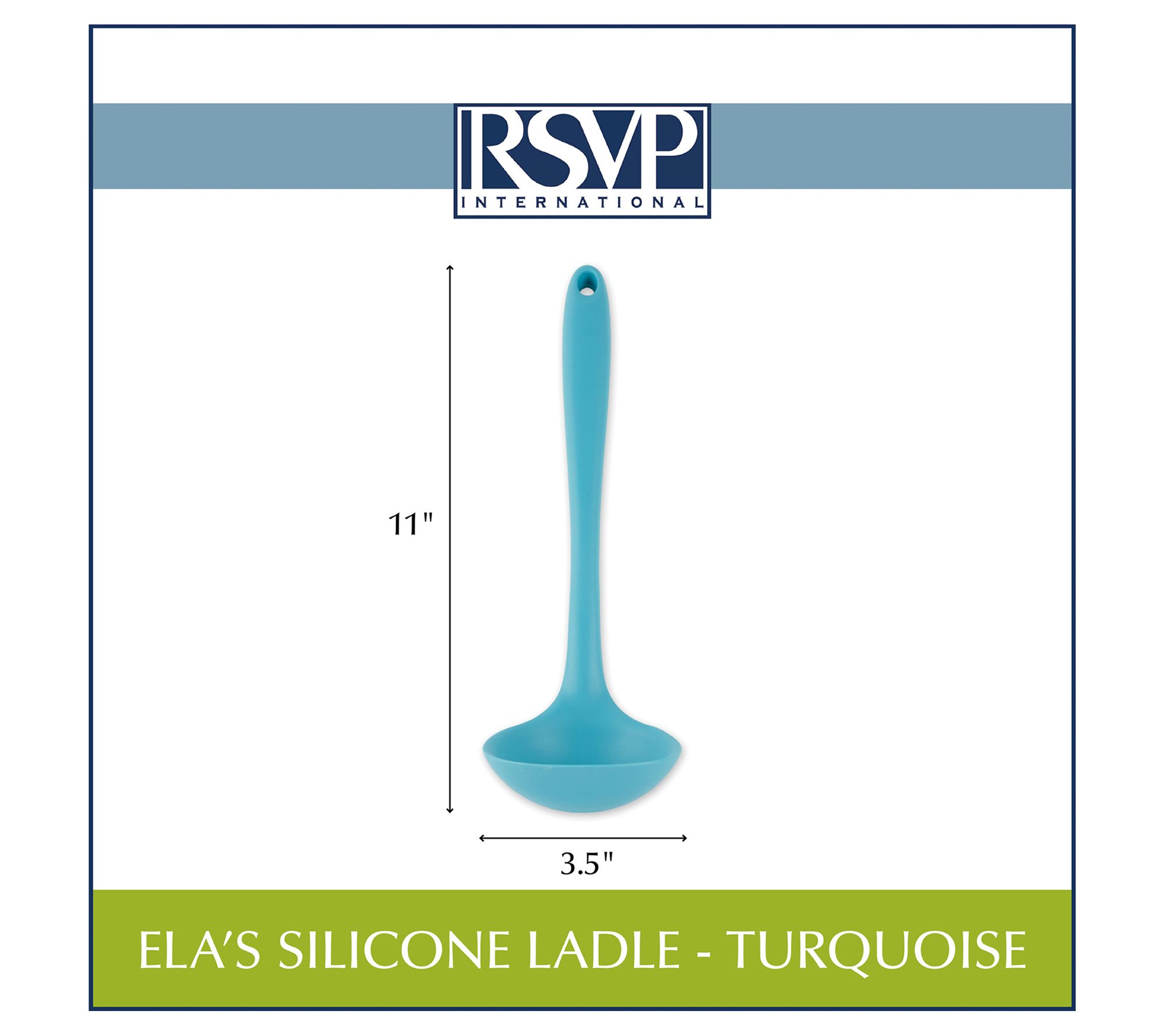 RSVP Ela's Silicone Ladle 