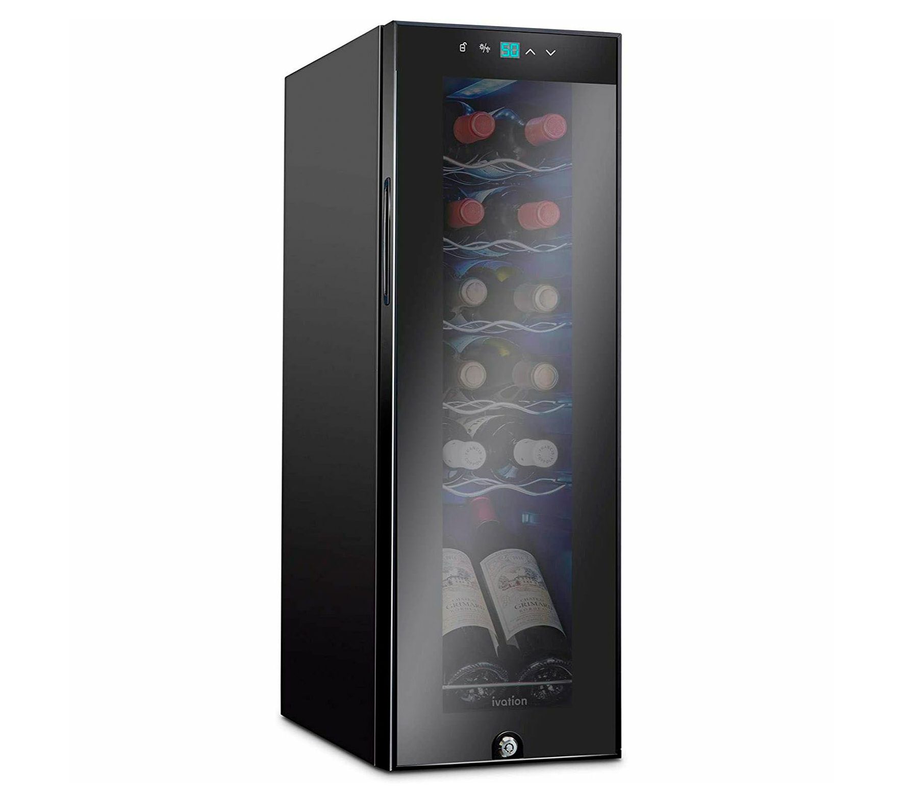 Ivation 12-Bottle Wine Cooler Refrigerator