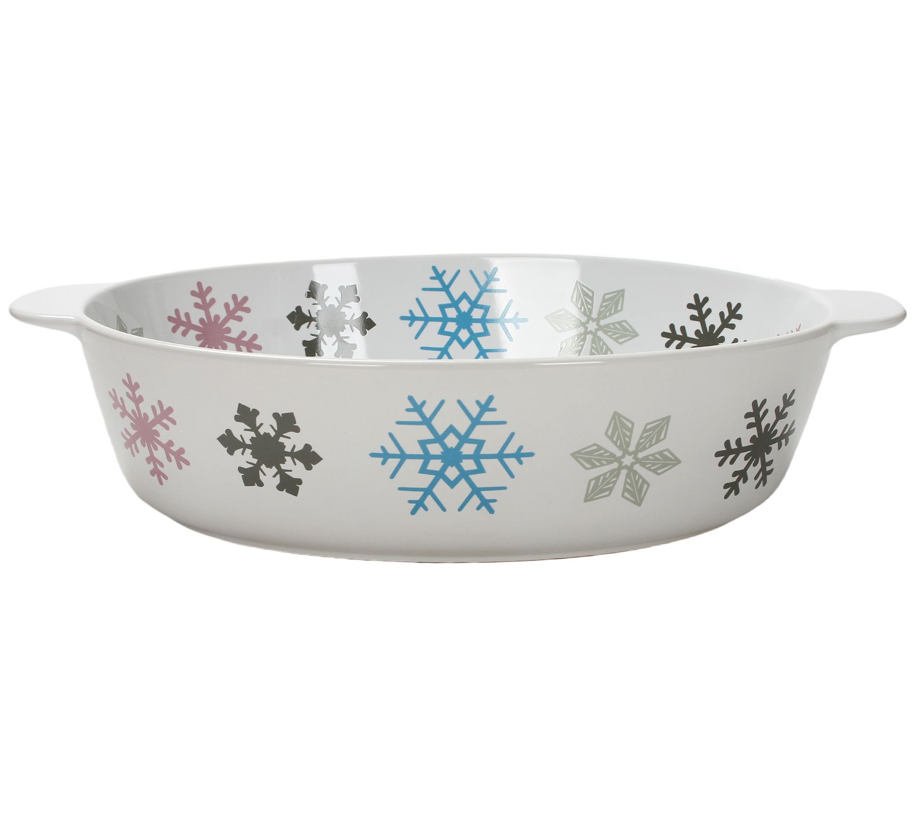 Temp-tations Seasonal Cardinal 3-Quart Oval Bak r