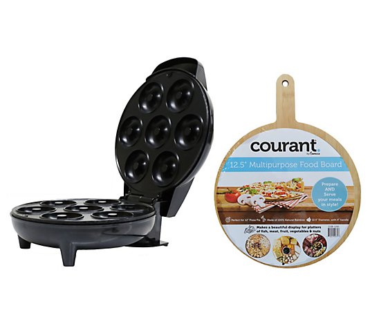 Courant Mini Donut Maker with Food Board Included 