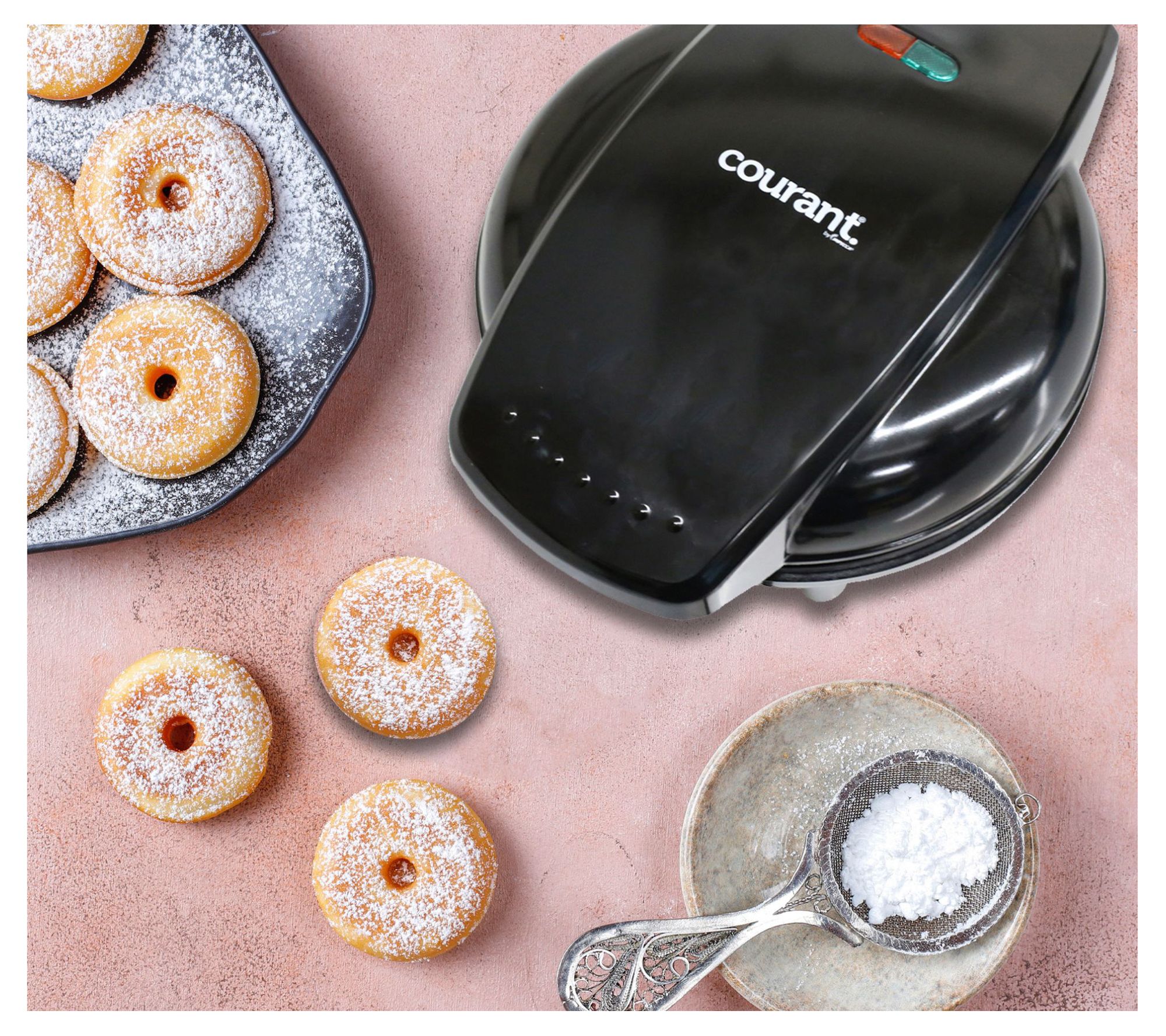 Courant Mini Donut Maker with Food Board Included 