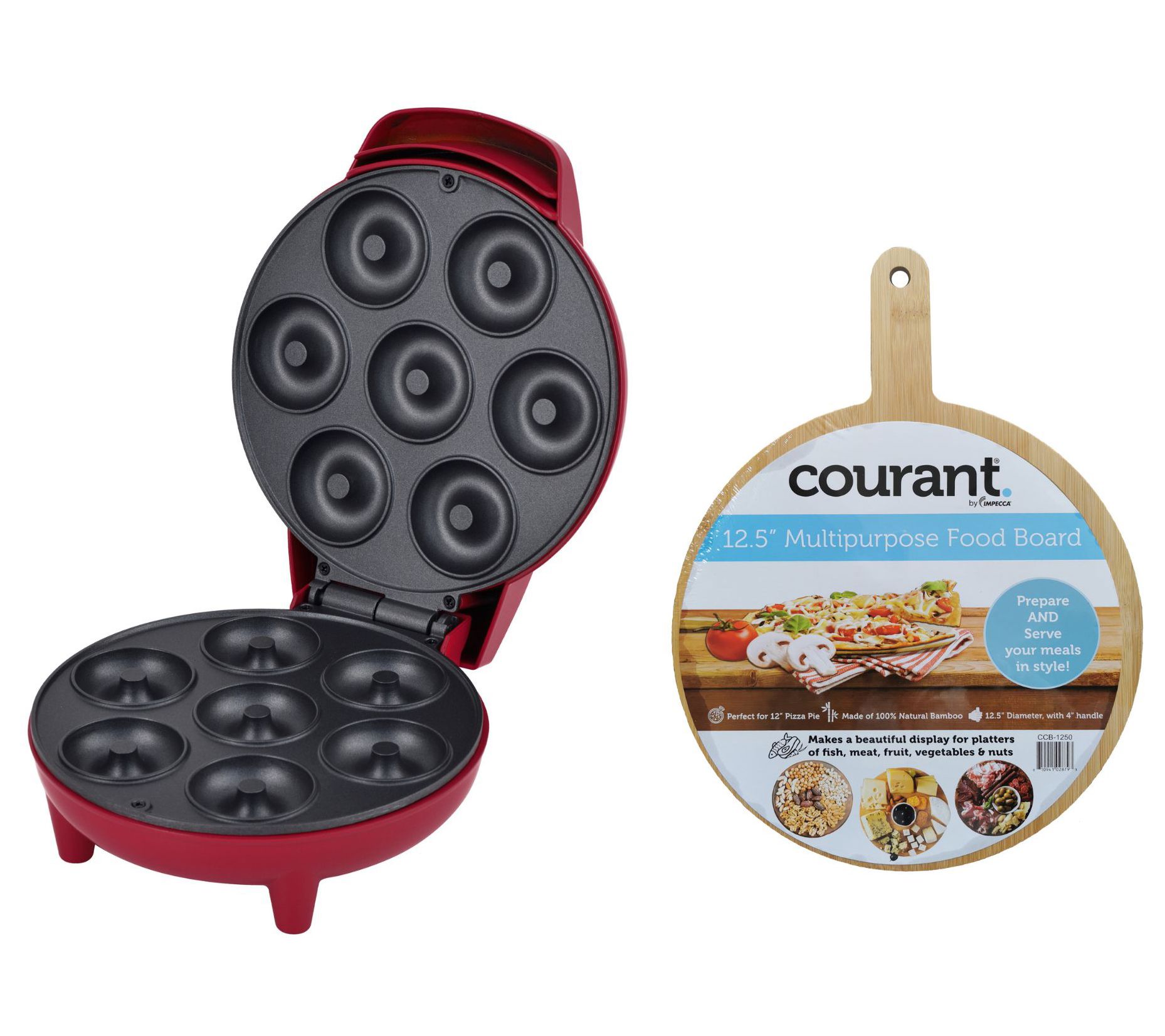 Courant Mini Donut Maker with Food Board Included