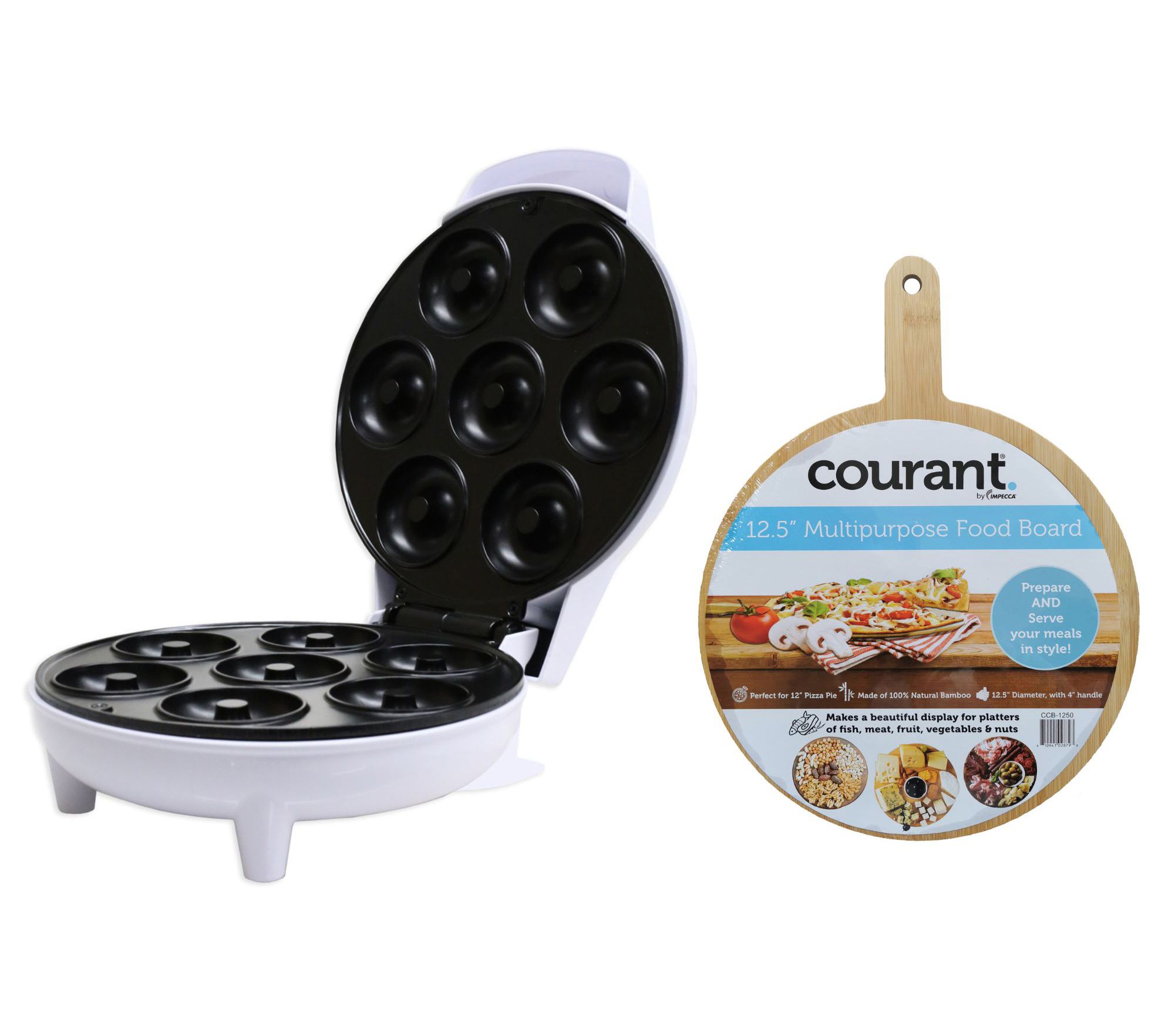 Courant Mini Donut Maker with Food Board Included