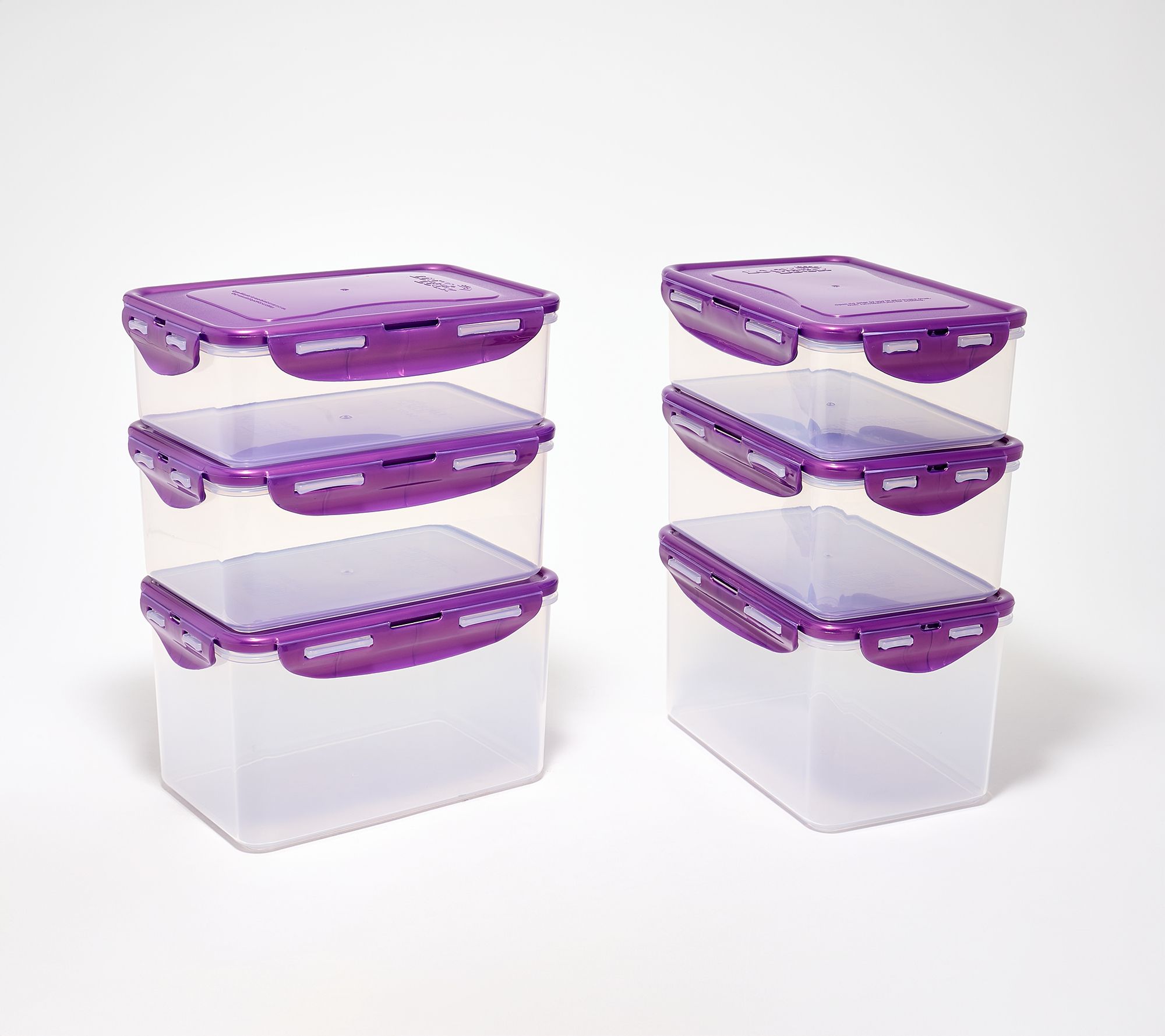 LocknLock 6-Piece Rectangle Storage Set