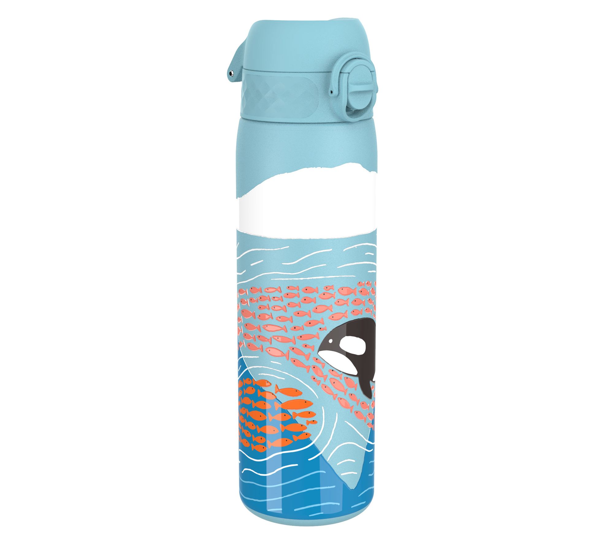 Ion8 20z Single Walled Stainless Steel Water Bottle -Leakproof