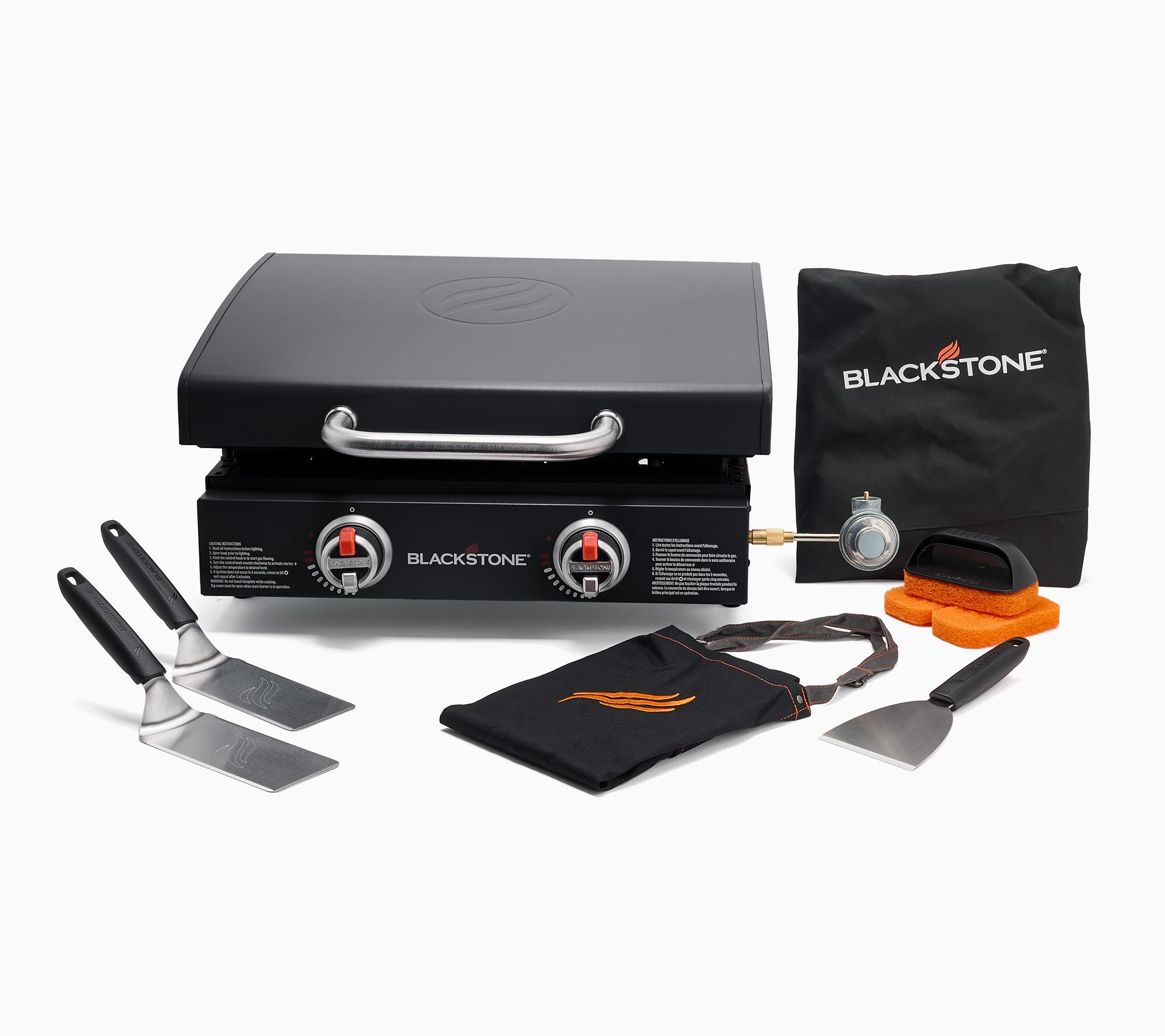 Blackstone 22" Omnivore Tabletop Griddle with Hood Bundle