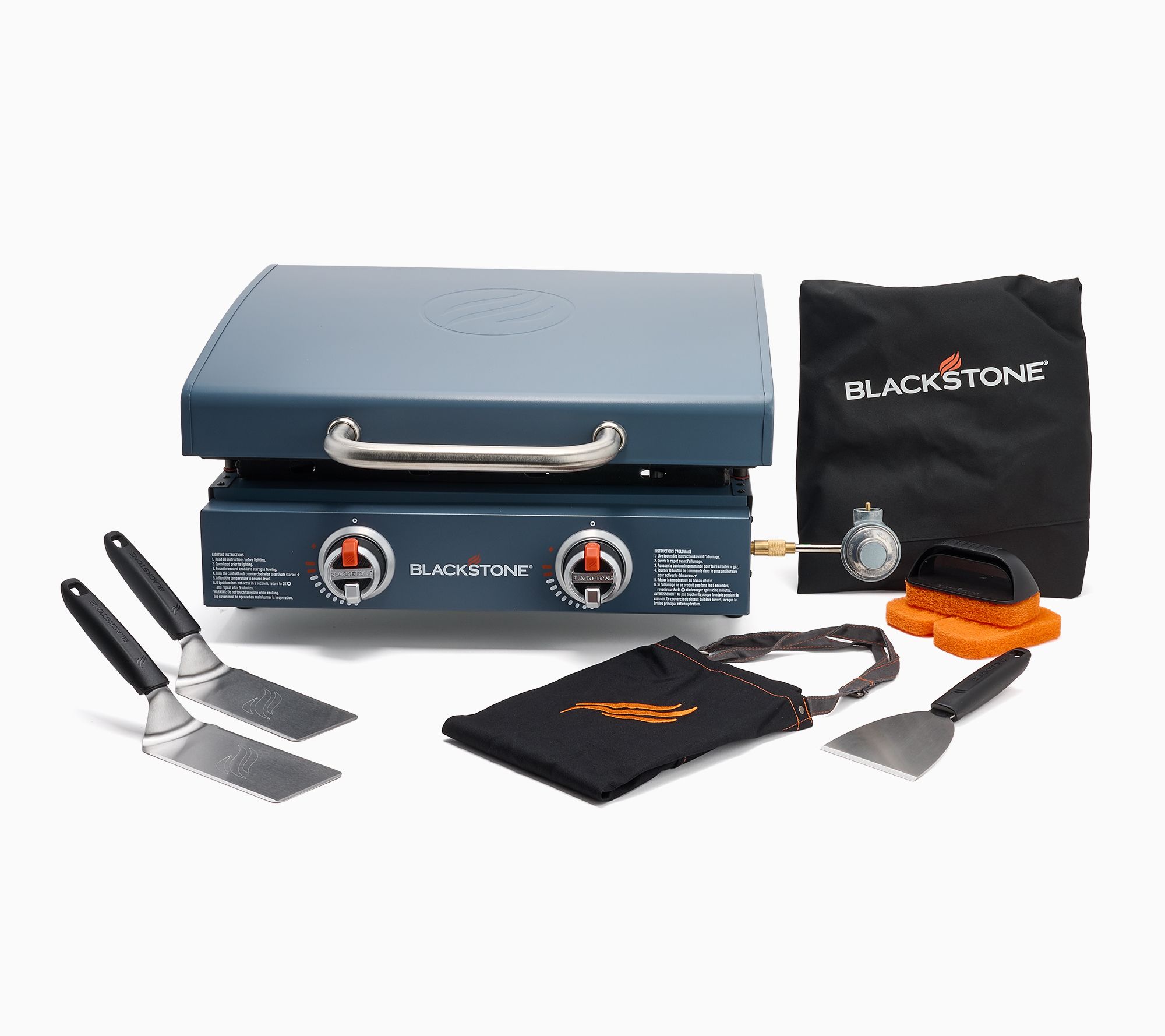 Blackstone 22" Omnivore Tabletop Griddle with Hood Bundle