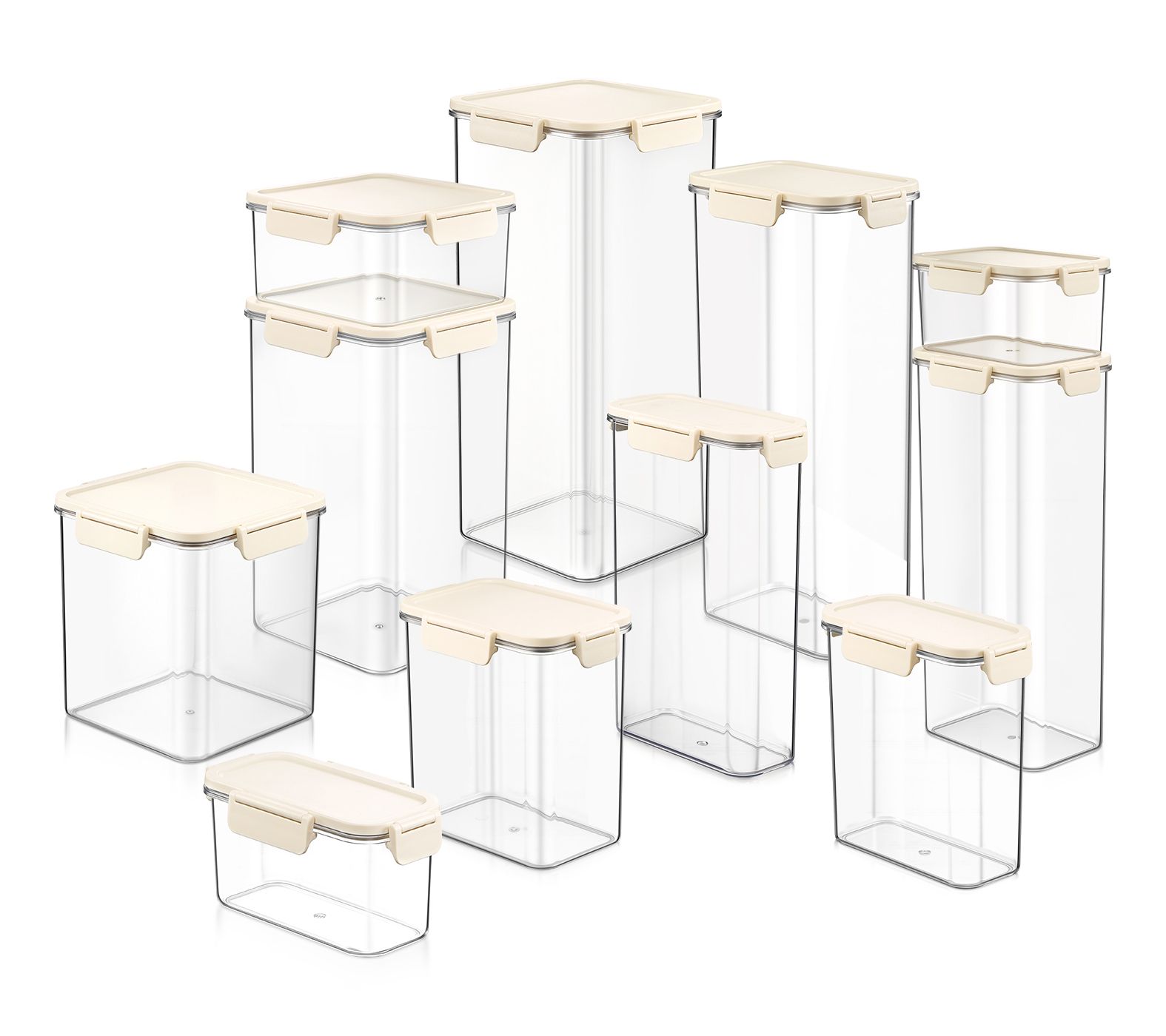 Sorbus Airtight Plastic Food Container Mix Combo 11 Pack