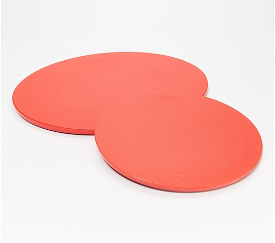 Architec 2-Piece Poly Oval Concave Cutting Board