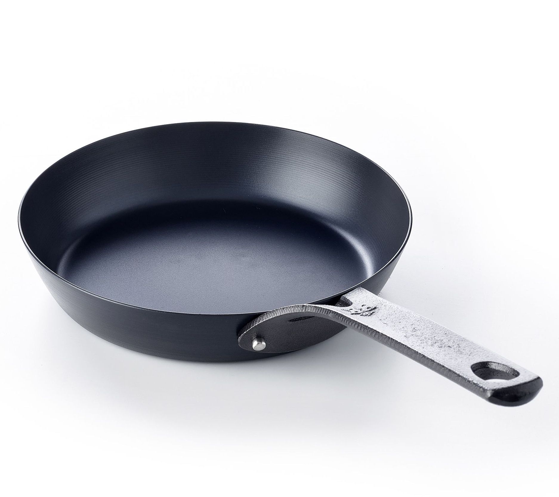 11,8-inch Pre-Seasoned Black Carbon Steel Skillet Pan