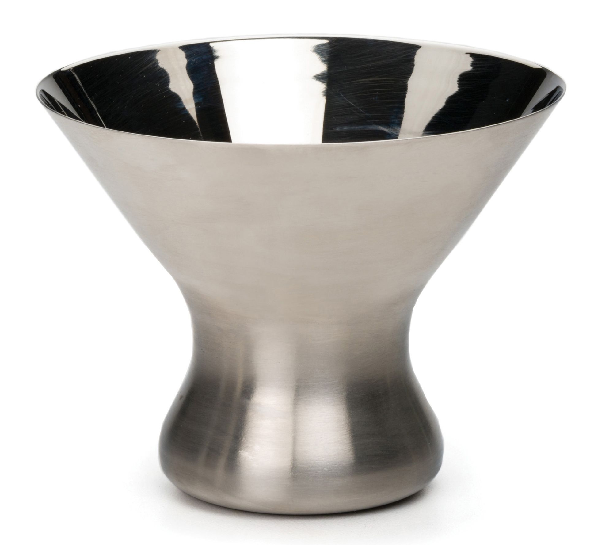 RSVP Stainless Steel Stemless Martini Glass