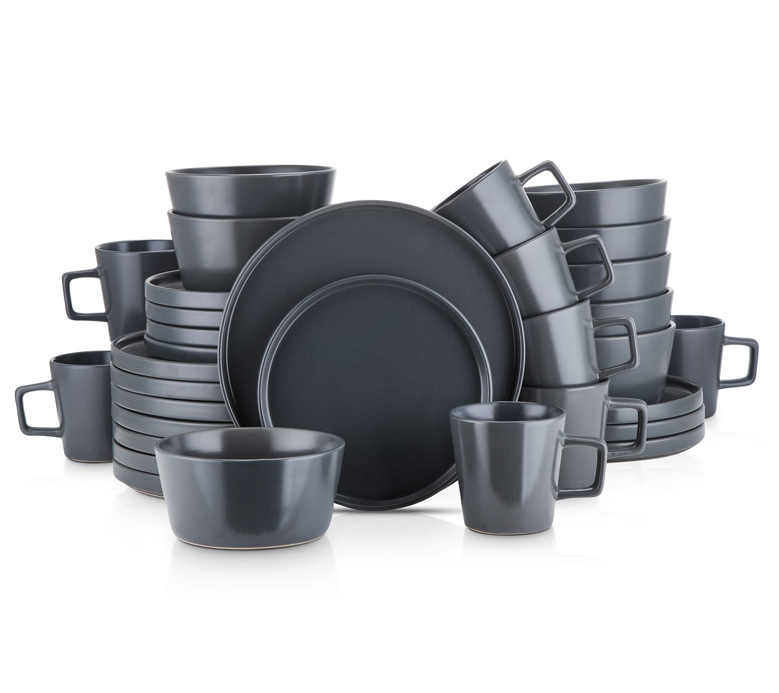 Stone + Lain Celina 32-Piece Stoneware Dinnerware Set
