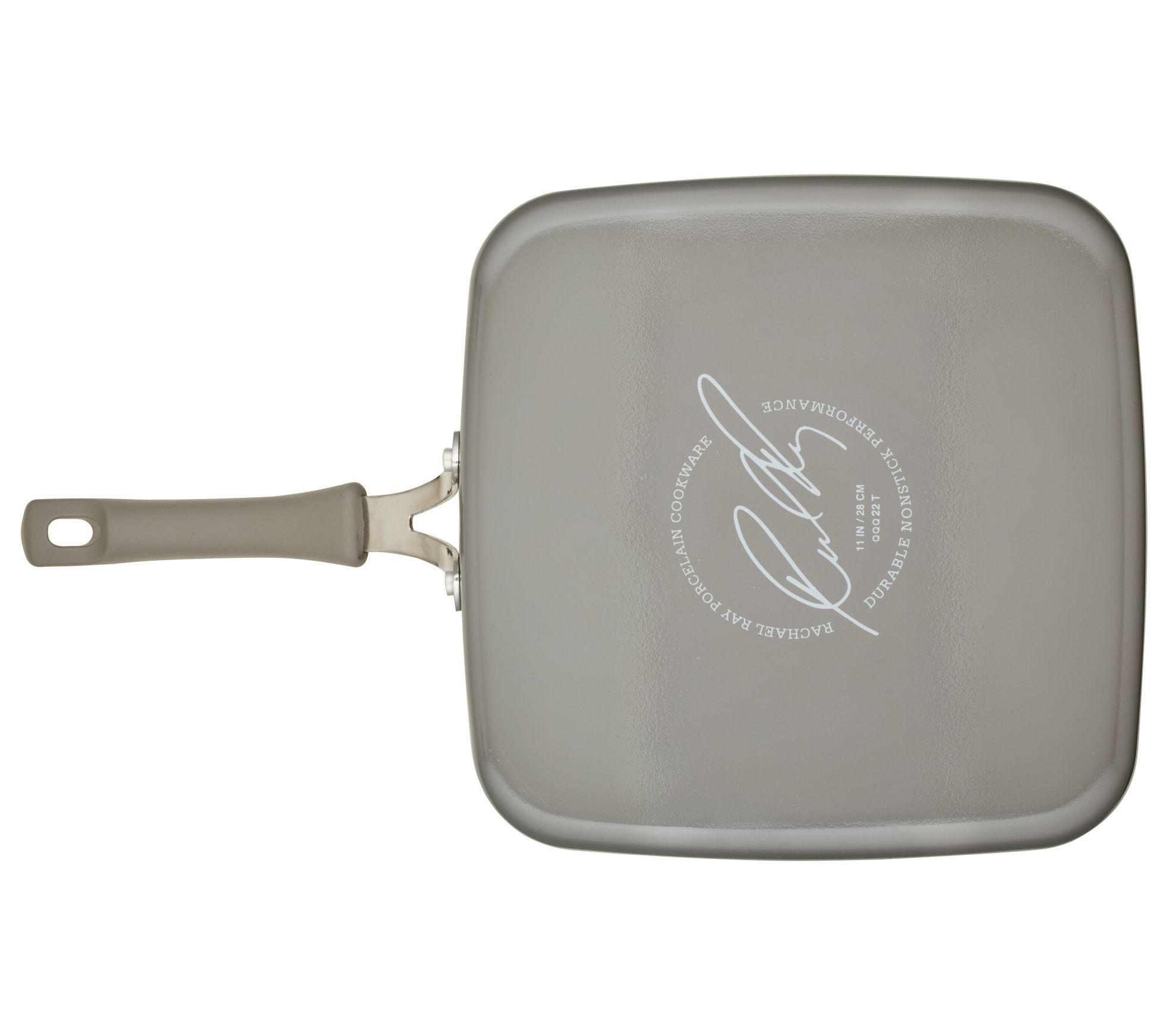 Rachael Ray Hard Anodized II 11 Deep Square Grill Pan 