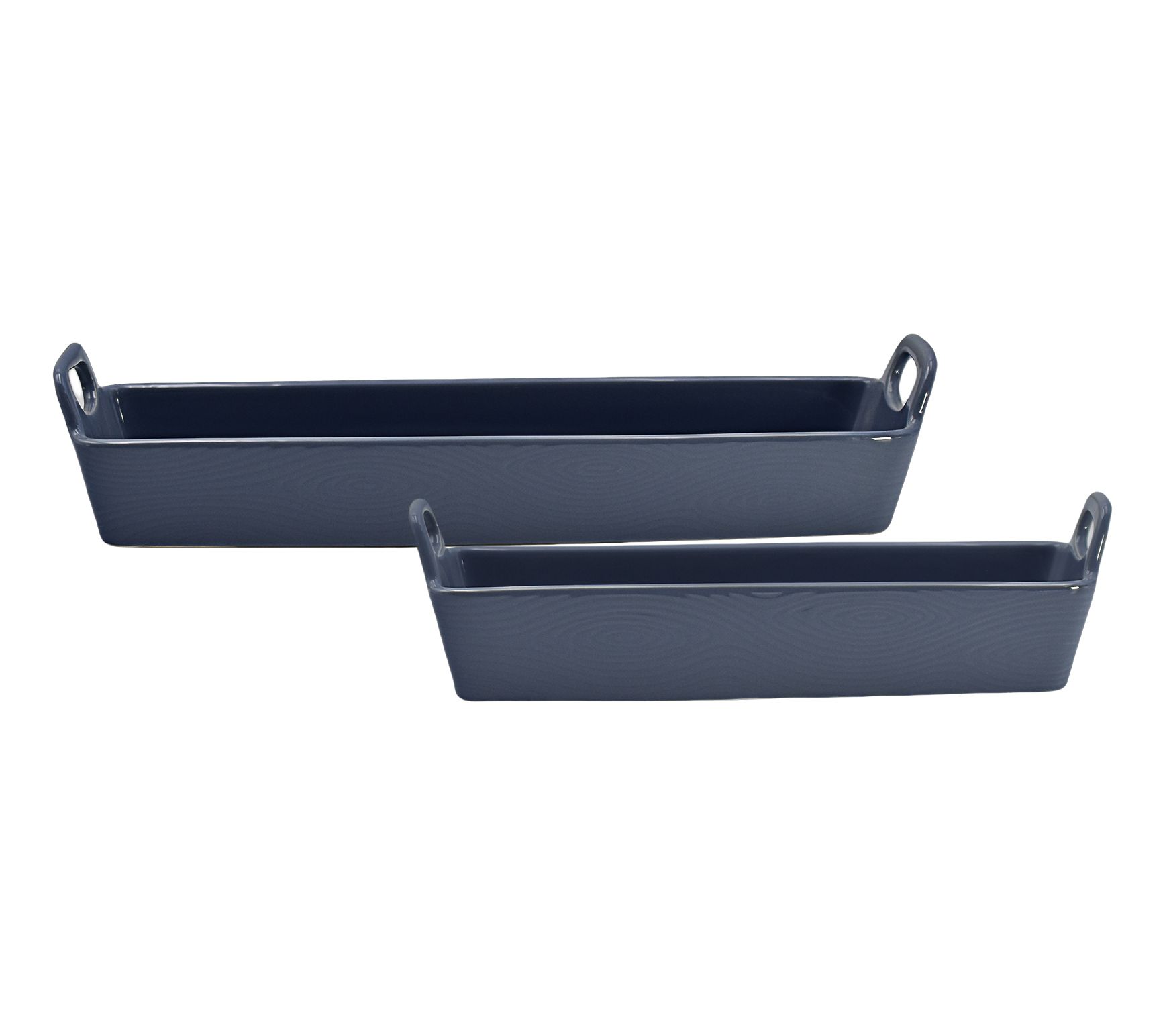 Temp-tations Woodland Set of (2) Elongated Cracker Trays