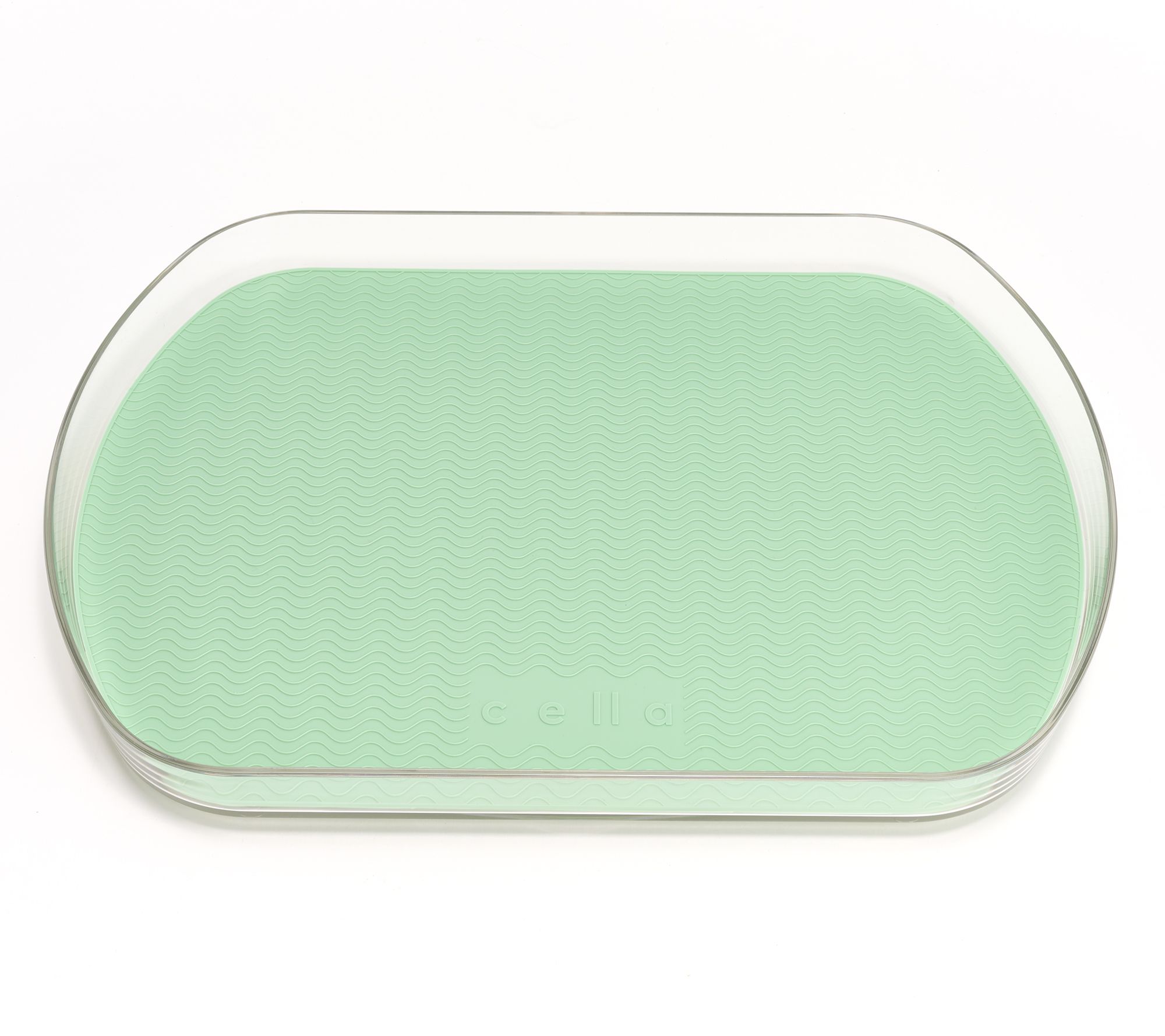 "As Is" Cella Rectangle Low Wall Turntable with Silicone Liner