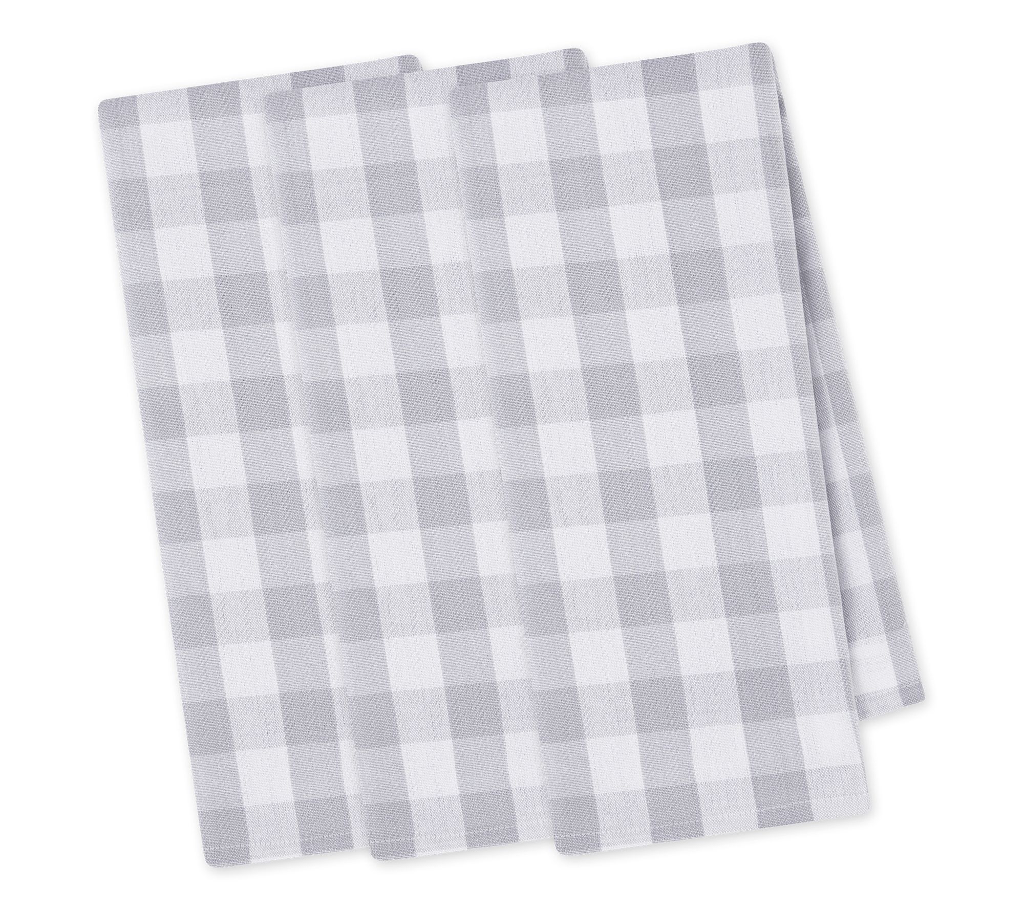 Design Imports Set of 3 Buffalo Check Dishtowels