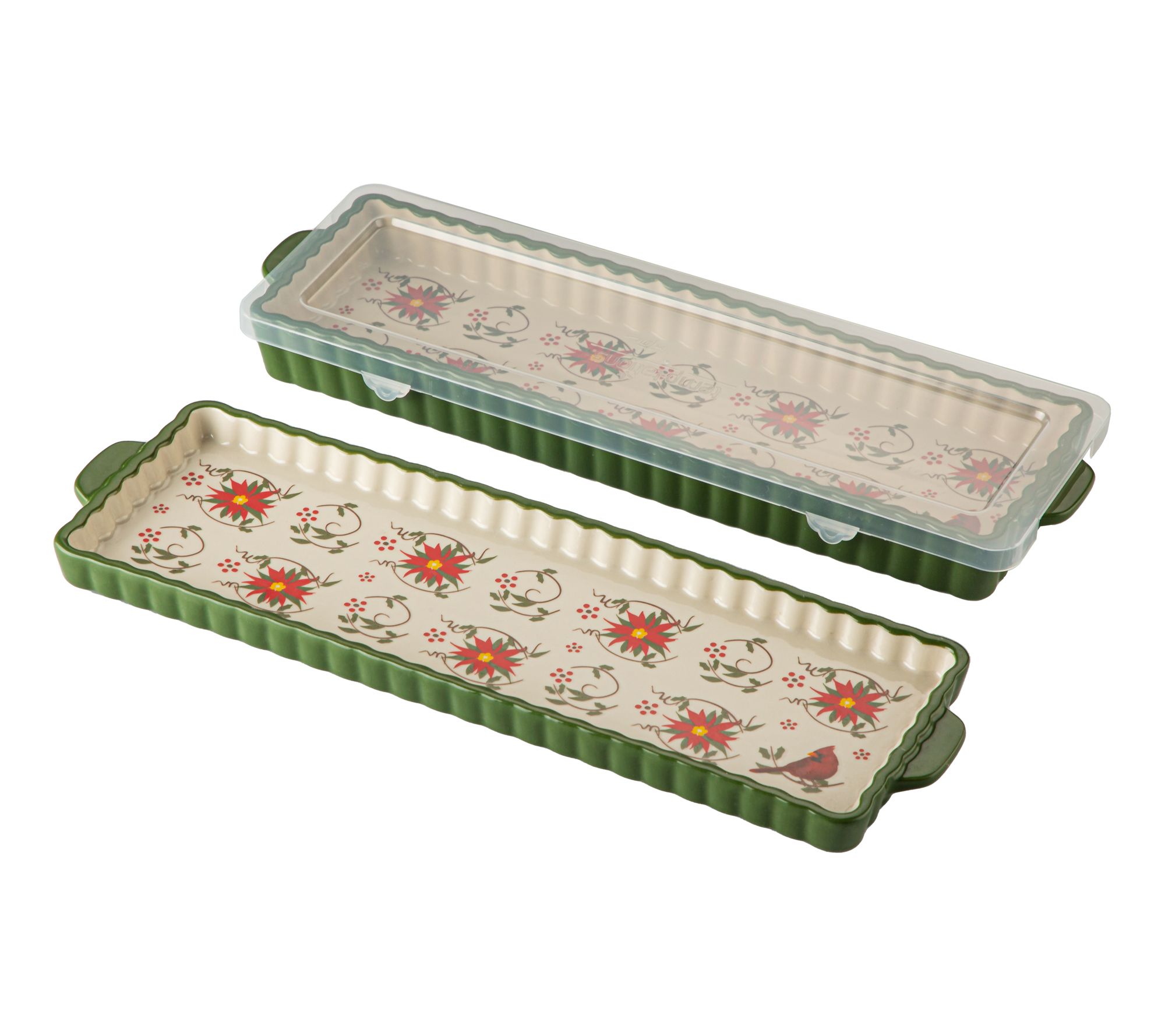 "As Is" Temp-tations Seasonal Tart Pan with Lid-It