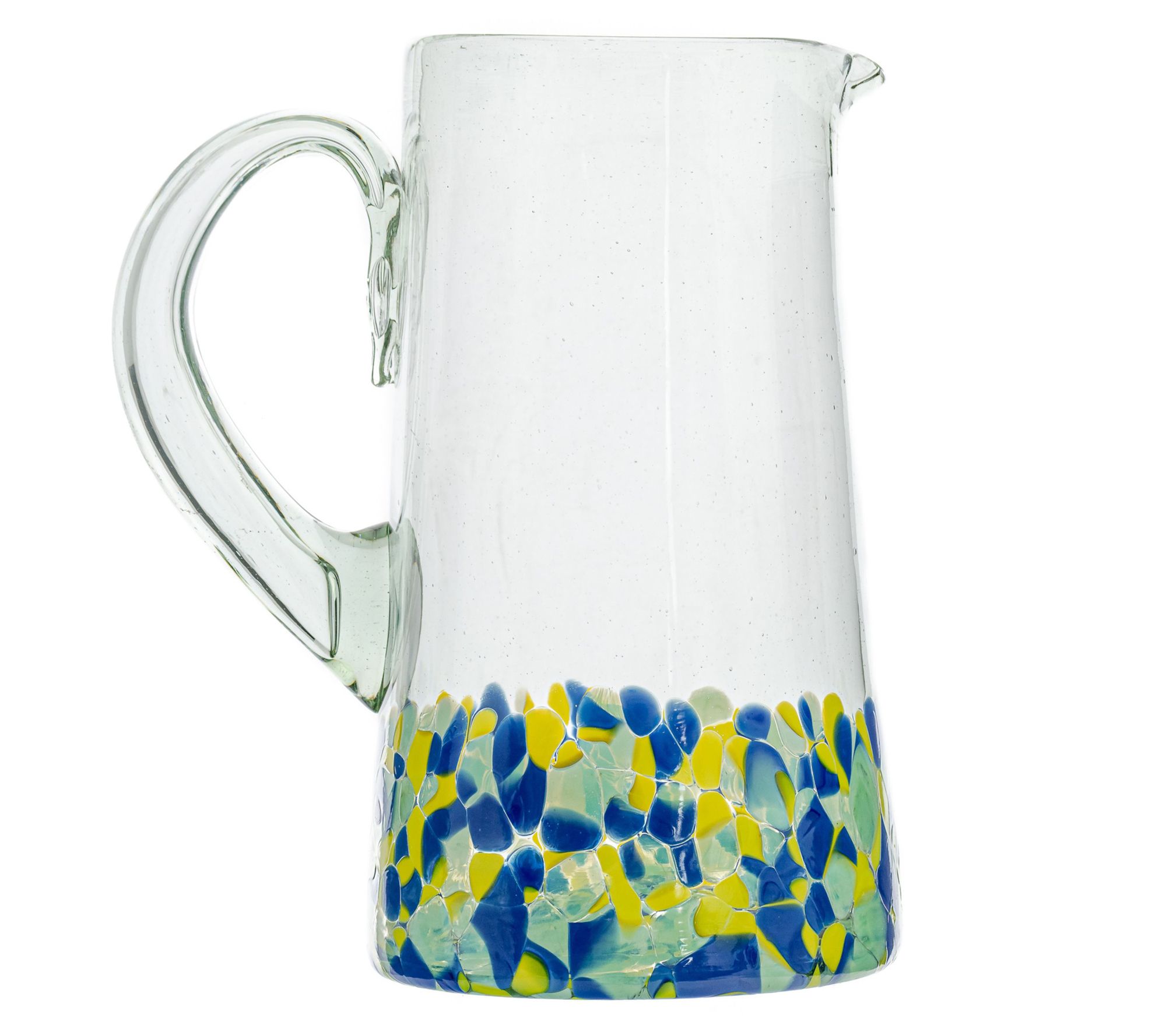 10 Strawberry Street Mazatlan Mexican Glassware, Pitcher