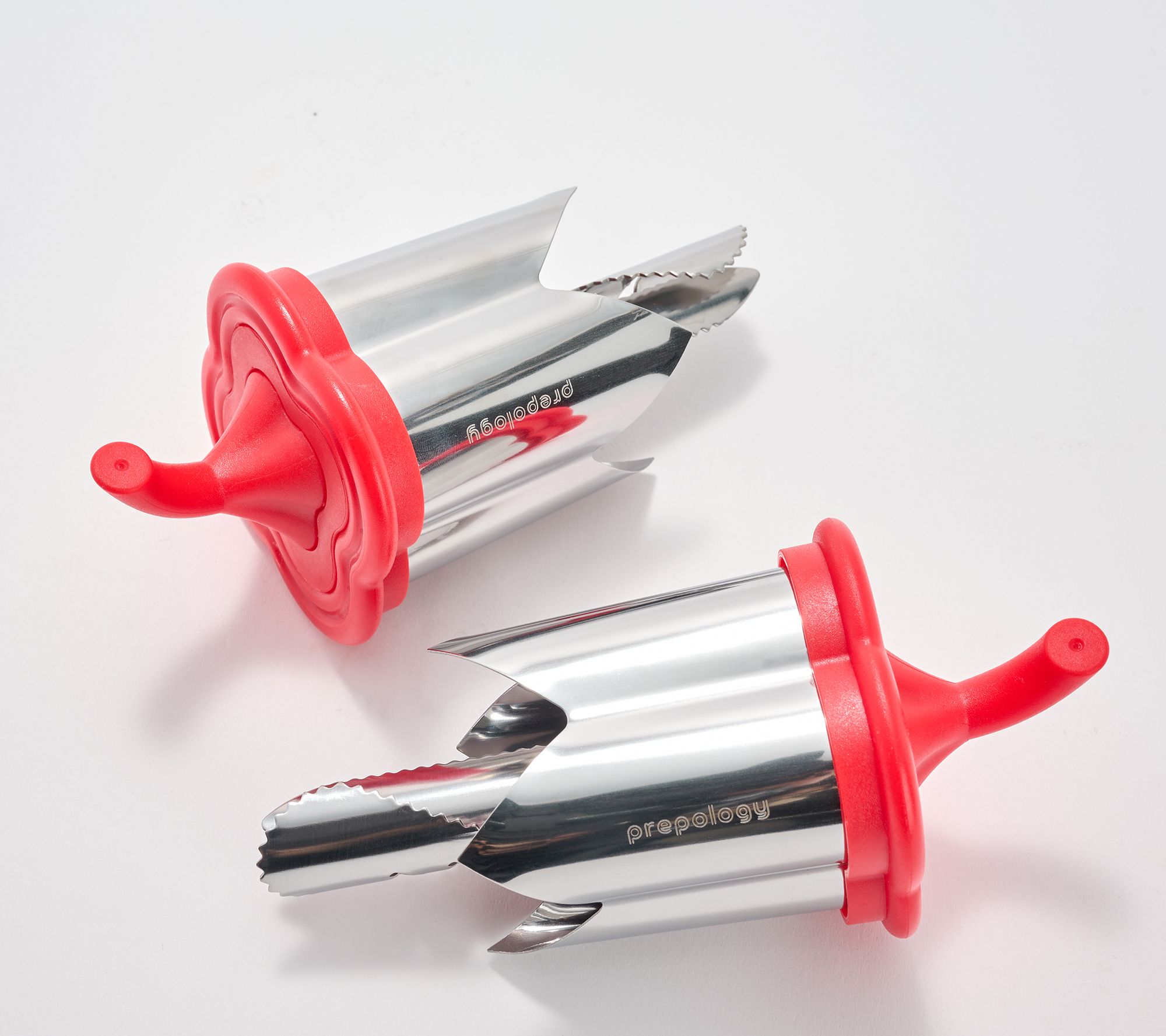 "As Is" Prepology S/2 3-in-1 Complete Pepper Corer Tool Set