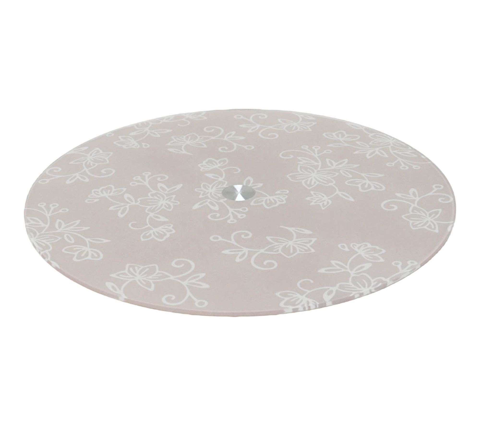 Temp-tations 14" Glass Lazy Susan