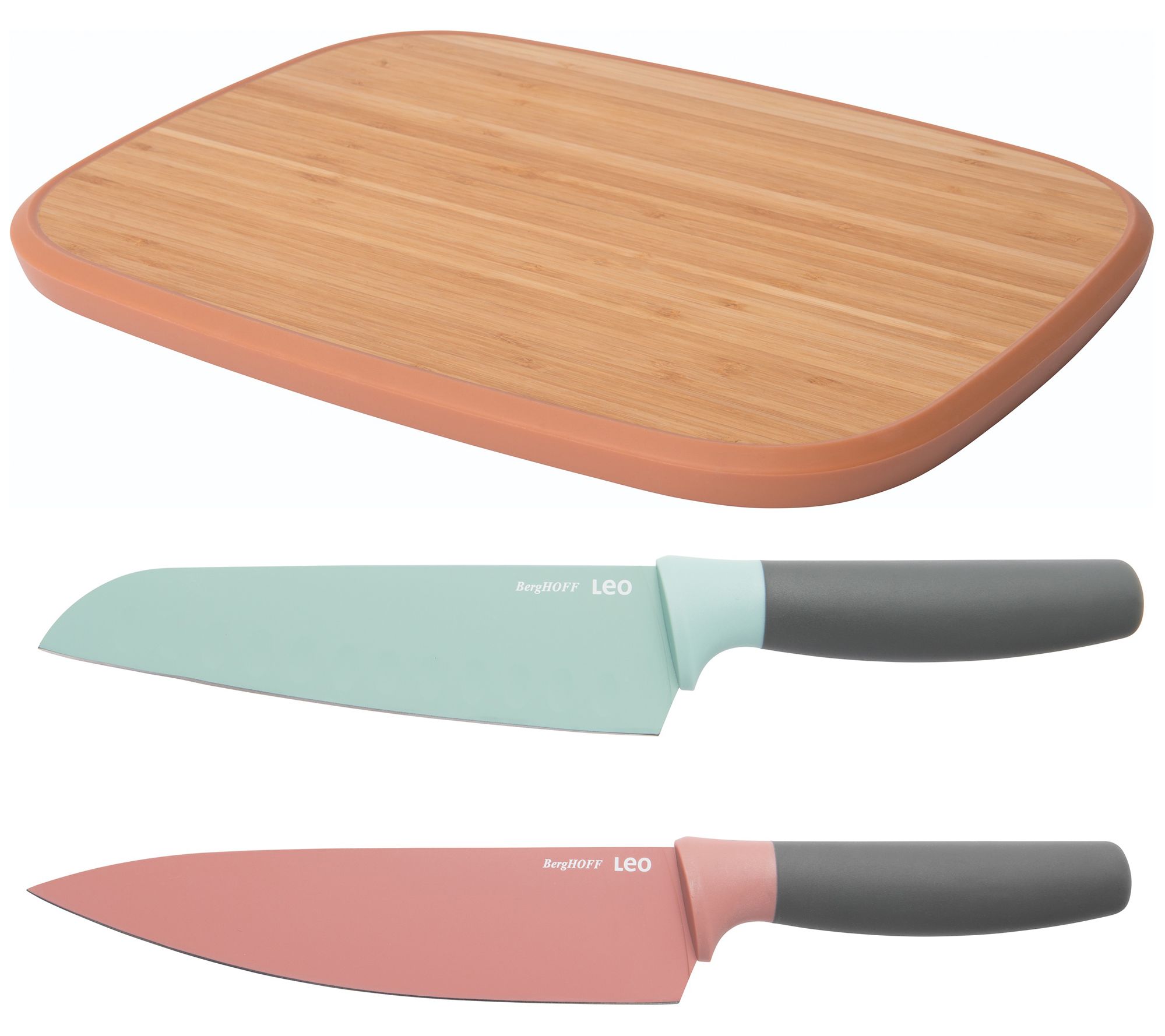 BergHOFF Leo 3-Piece Cutting Board and Knife Set