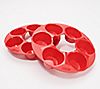 "As Is" Decor Set of 2 Microsafe Cupcake Trays