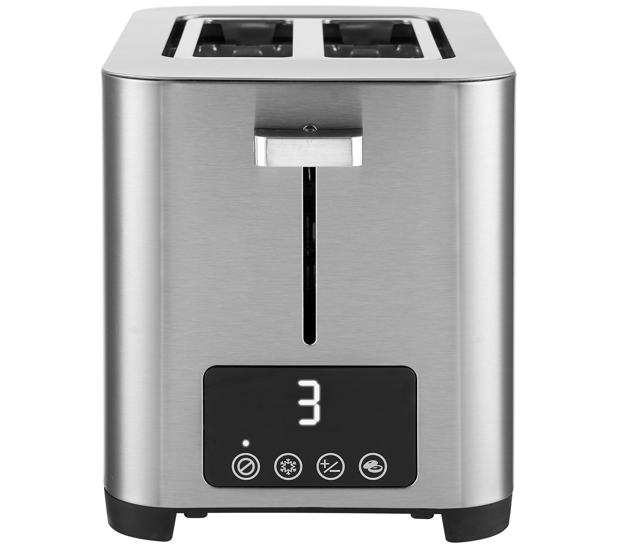 Bella - Pro Series 2-Slice Extra-Wide-Slot Toaster - Stainless Steel